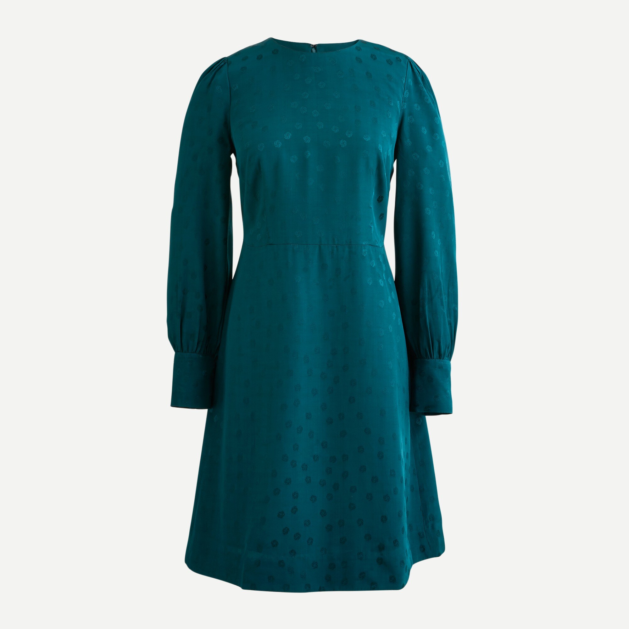 J.Crew: Shift Dress In Jacquard Floral Dot For Women