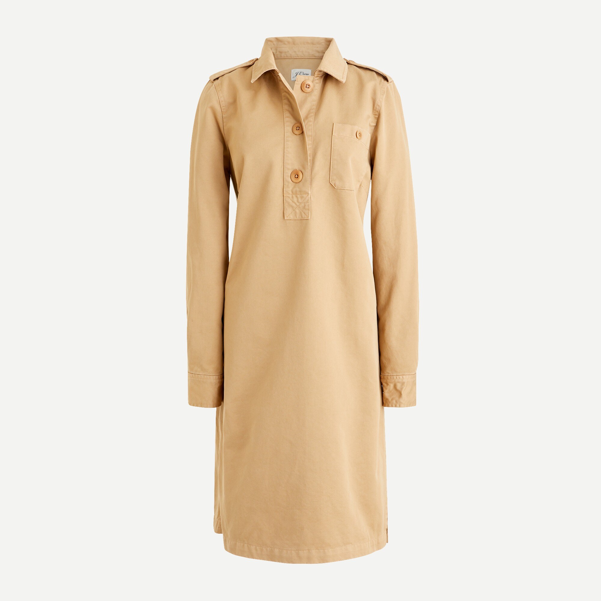 Utility shirtdress in Broken-in chino