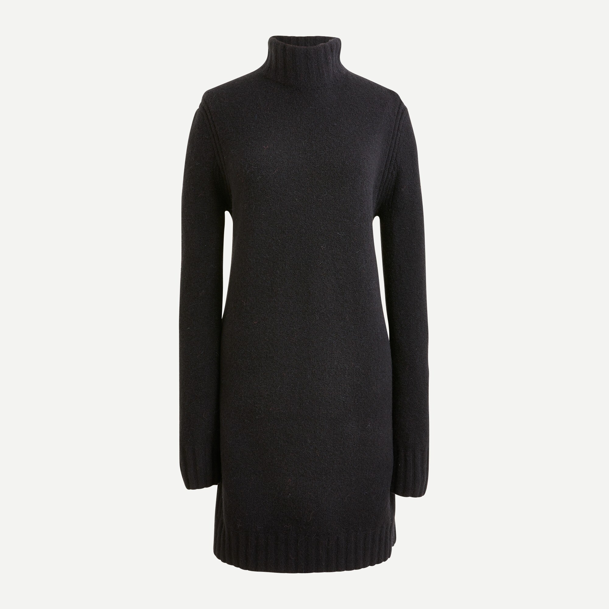 Mockneck shift sweater-dress in Supersoft yarn