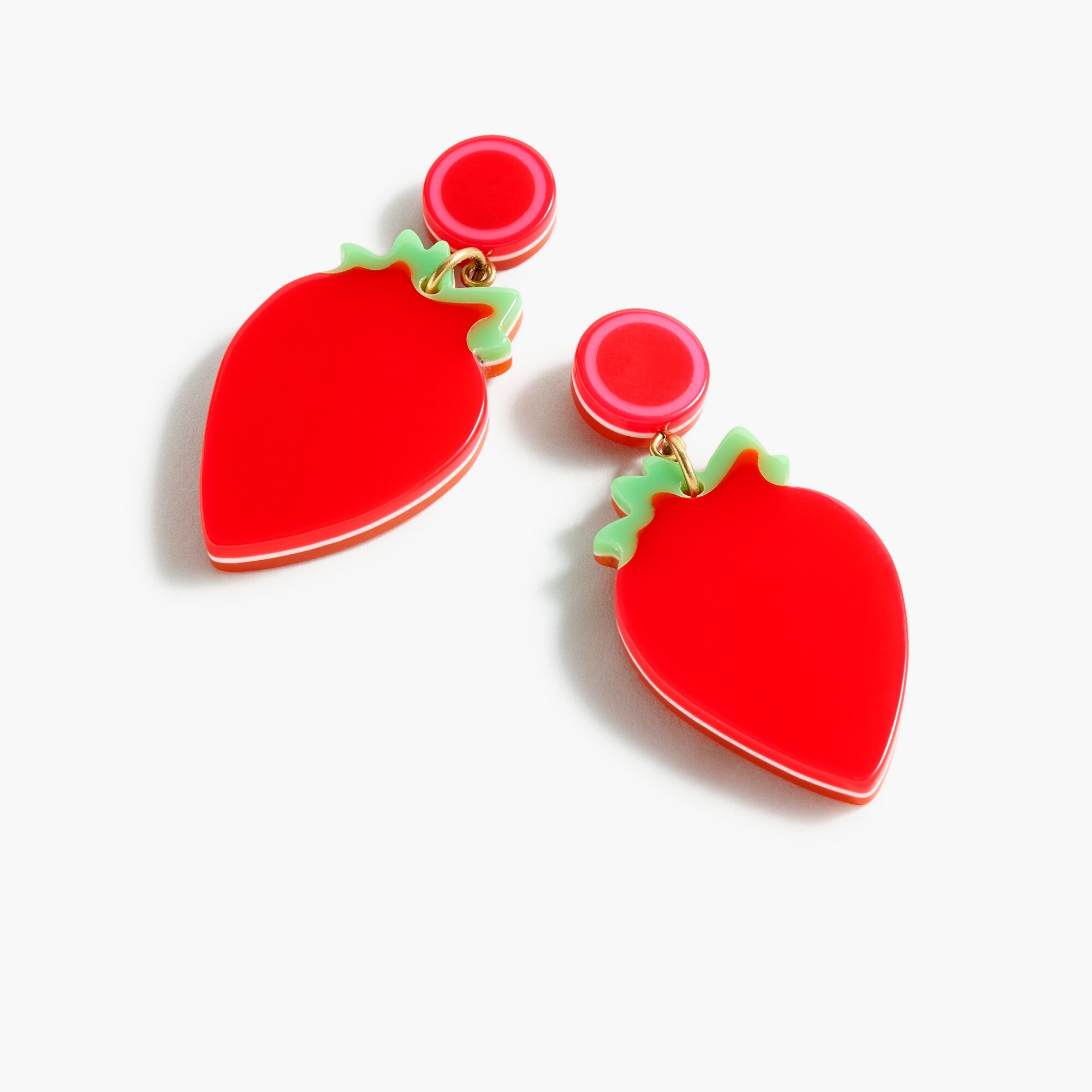 Edie Parker® X J.Crew resin strawberry earrings