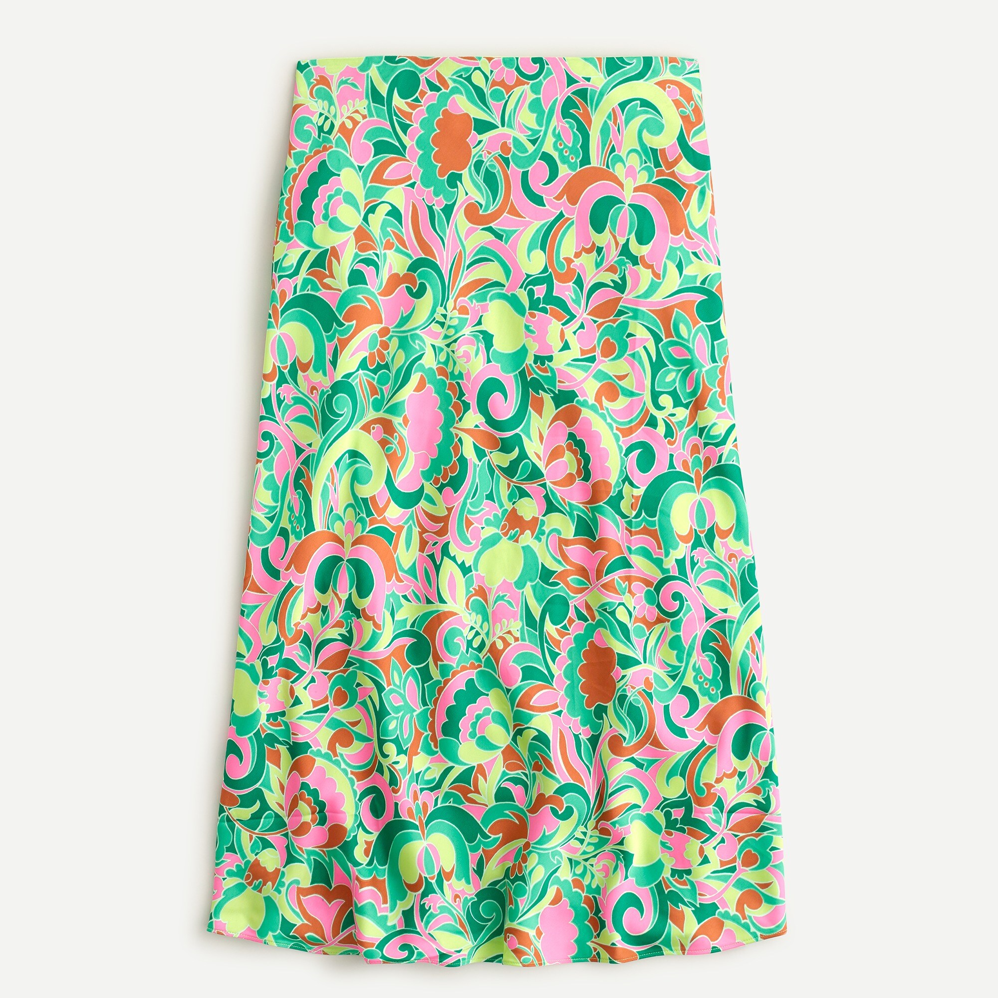 J.Crew Pullon Slip Skirt In Floral For Women