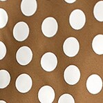 Pull-on slip skirt in polka dot PECAN IVORY j.crew: pull-on slip skirt in polka dot for women