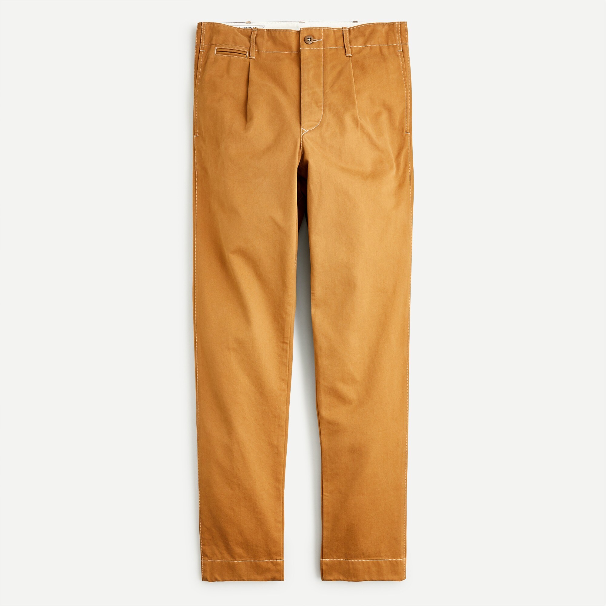 Wallace & Barnes pleated military officer's chino pant