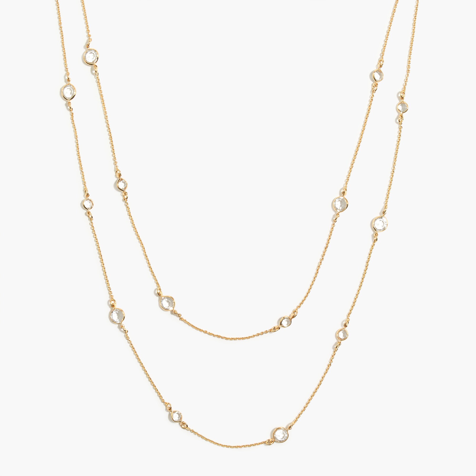Layering charm necklace