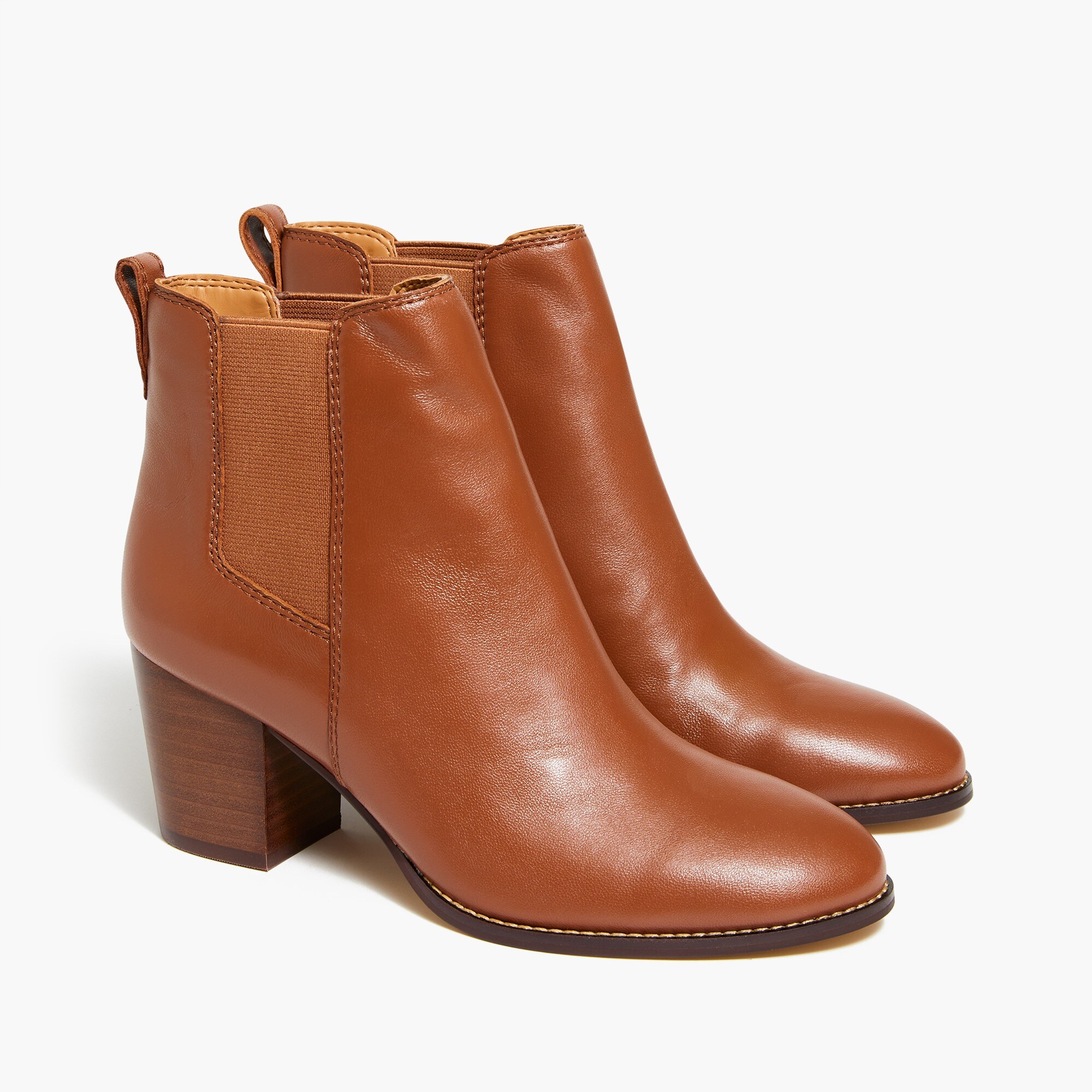 rory leather heeled boots for women