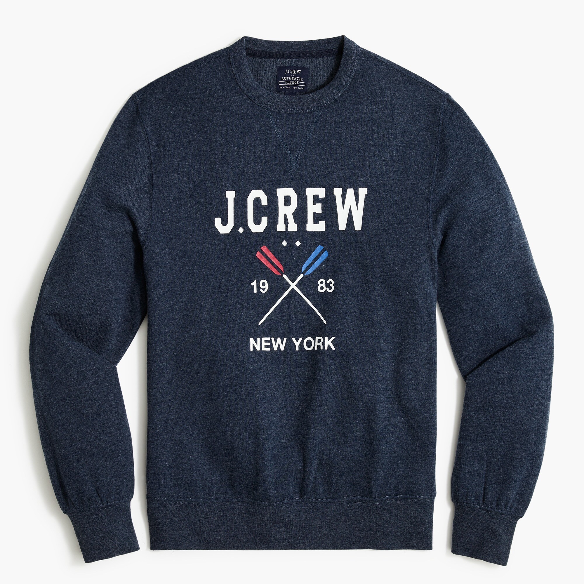 Logo pullover crewneck sweatshirt