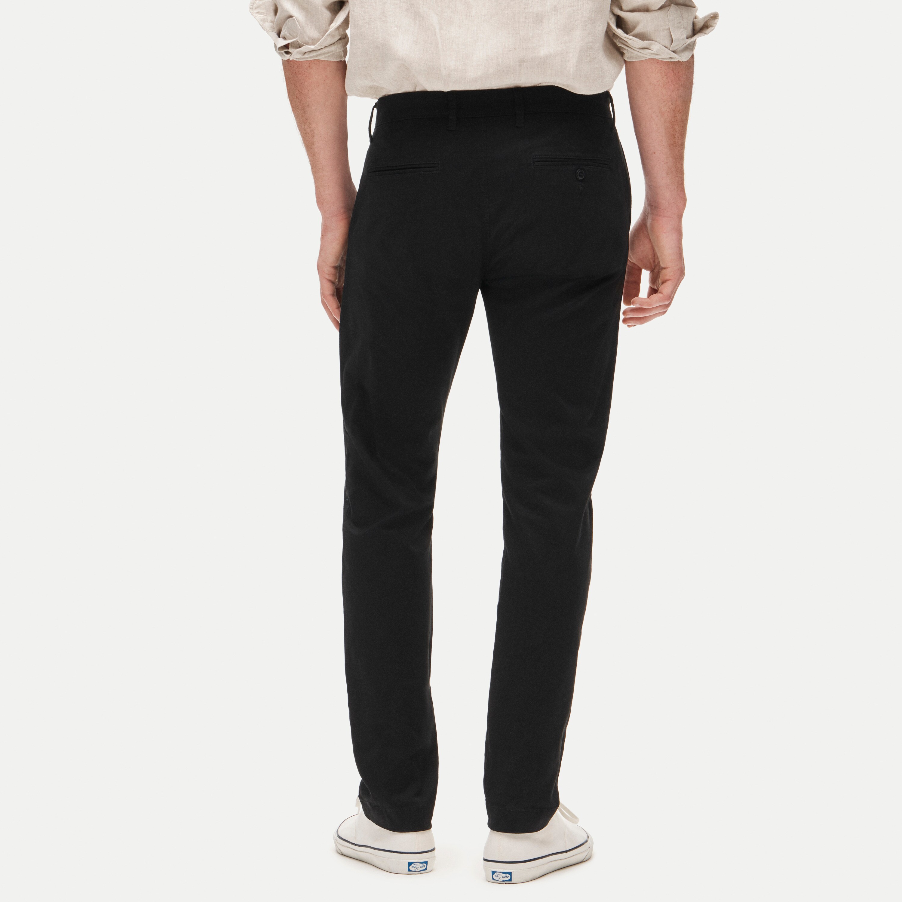 vanson スリムフィットパンツ 黒 484 Slim-fit Stretch Chino Pant For Men | J.Crew