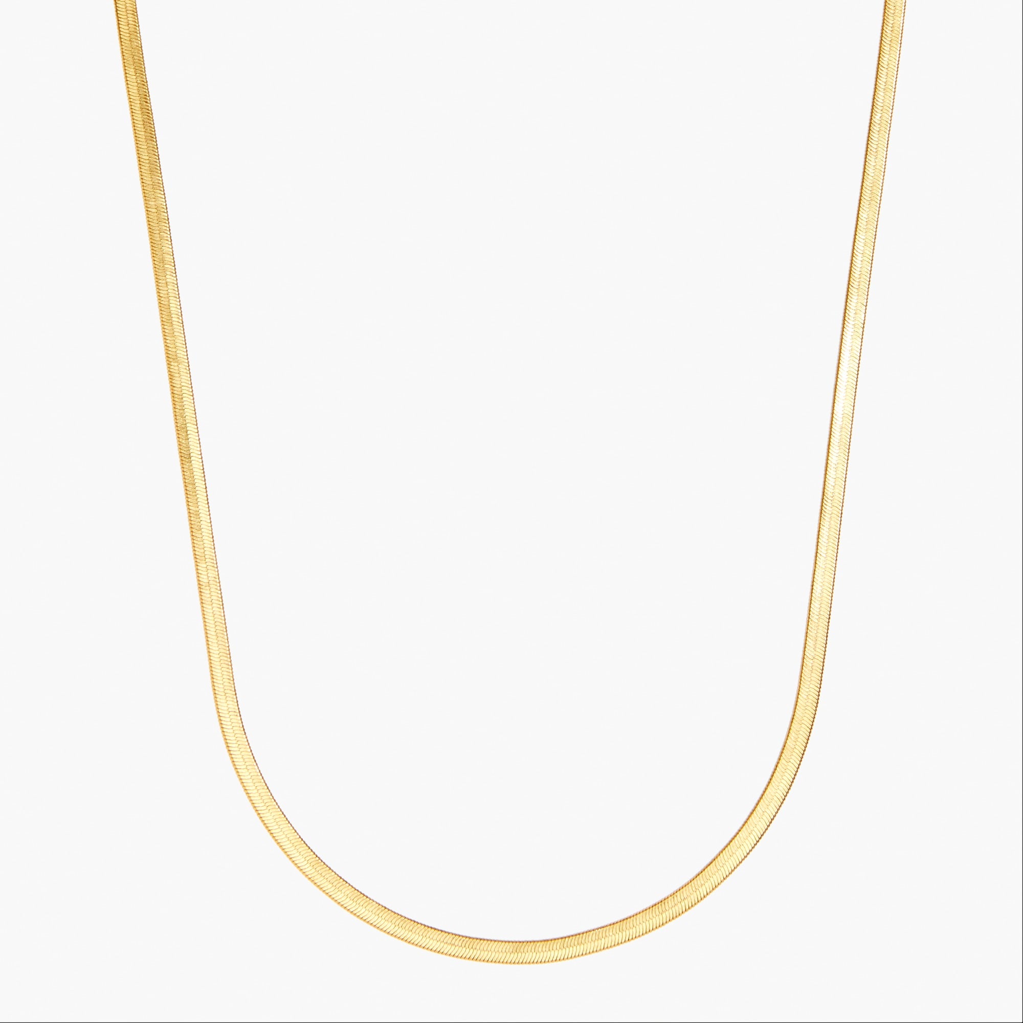 Herringbone chain necklace