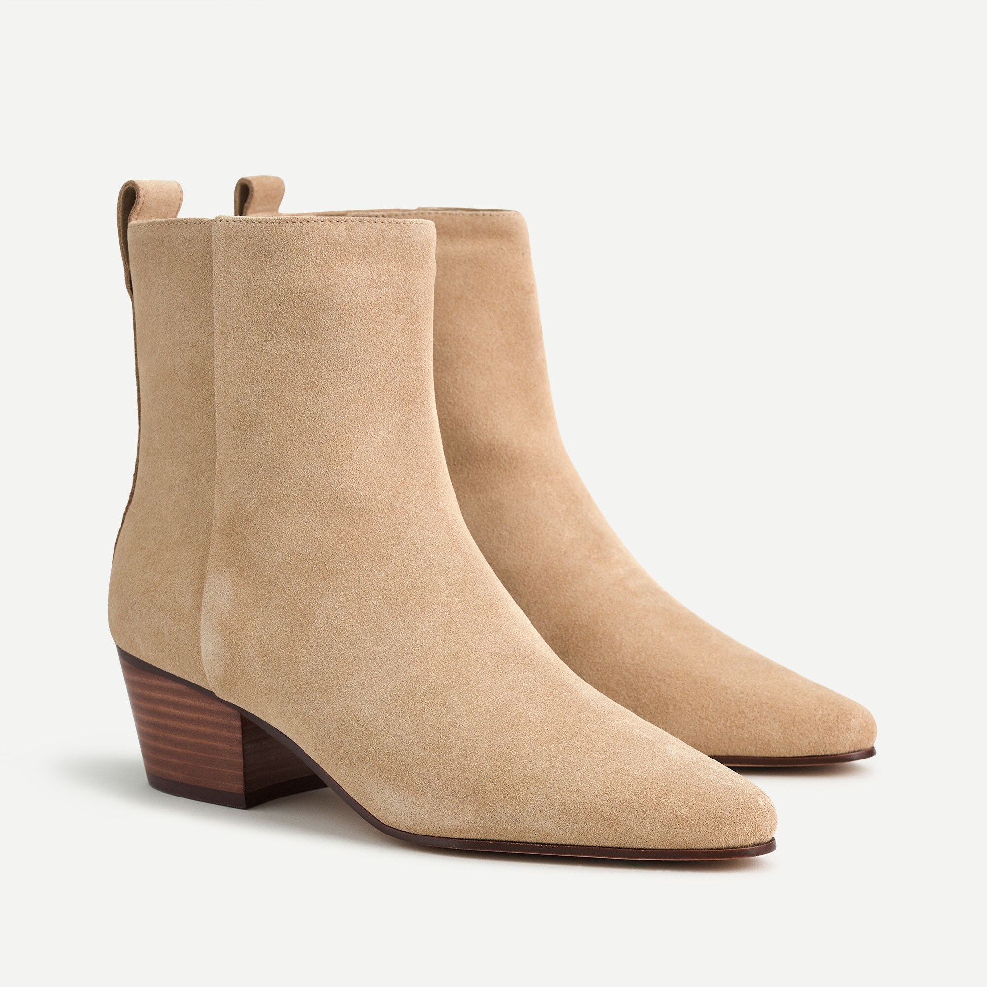 Suede western boots