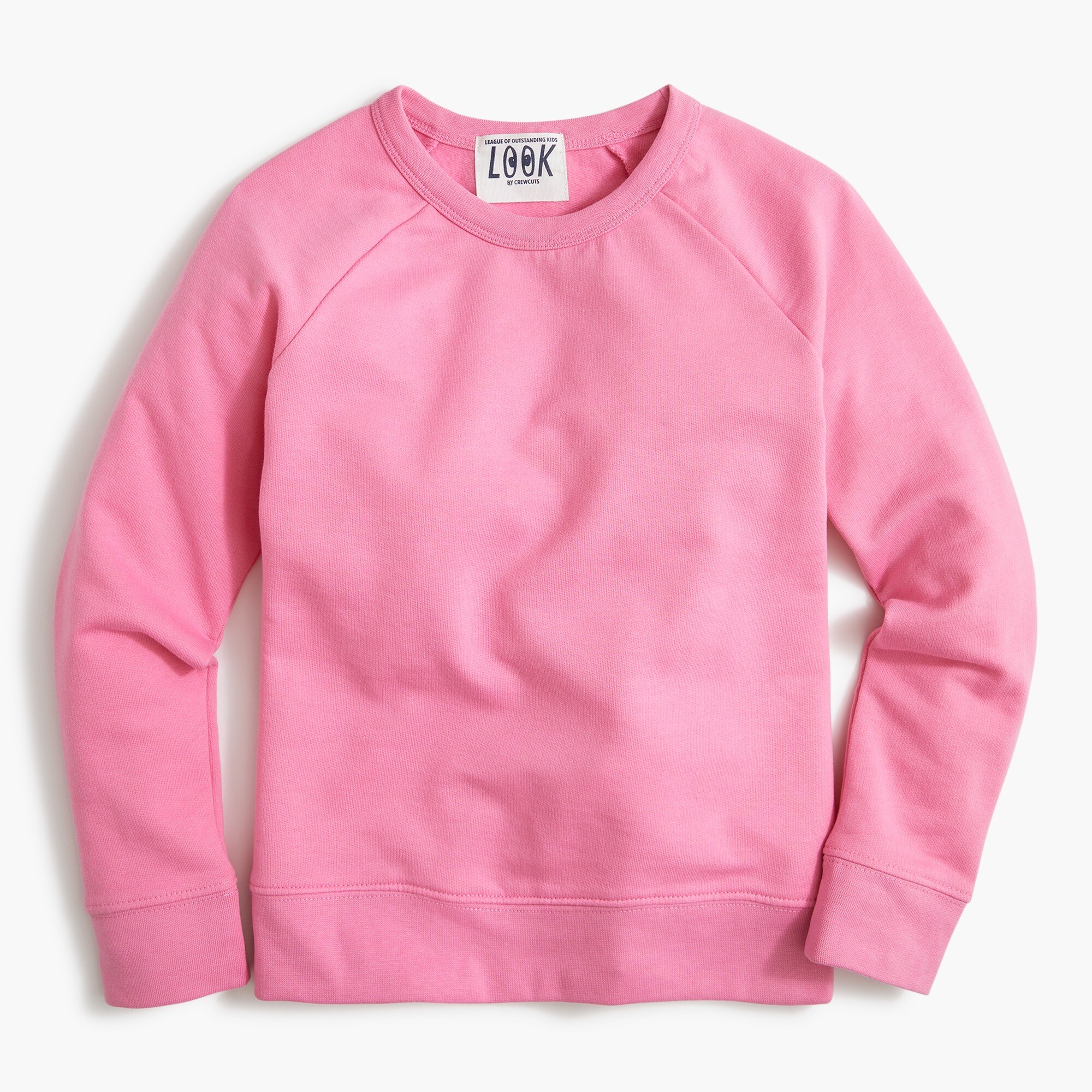 Girls' raglan sweatshirt