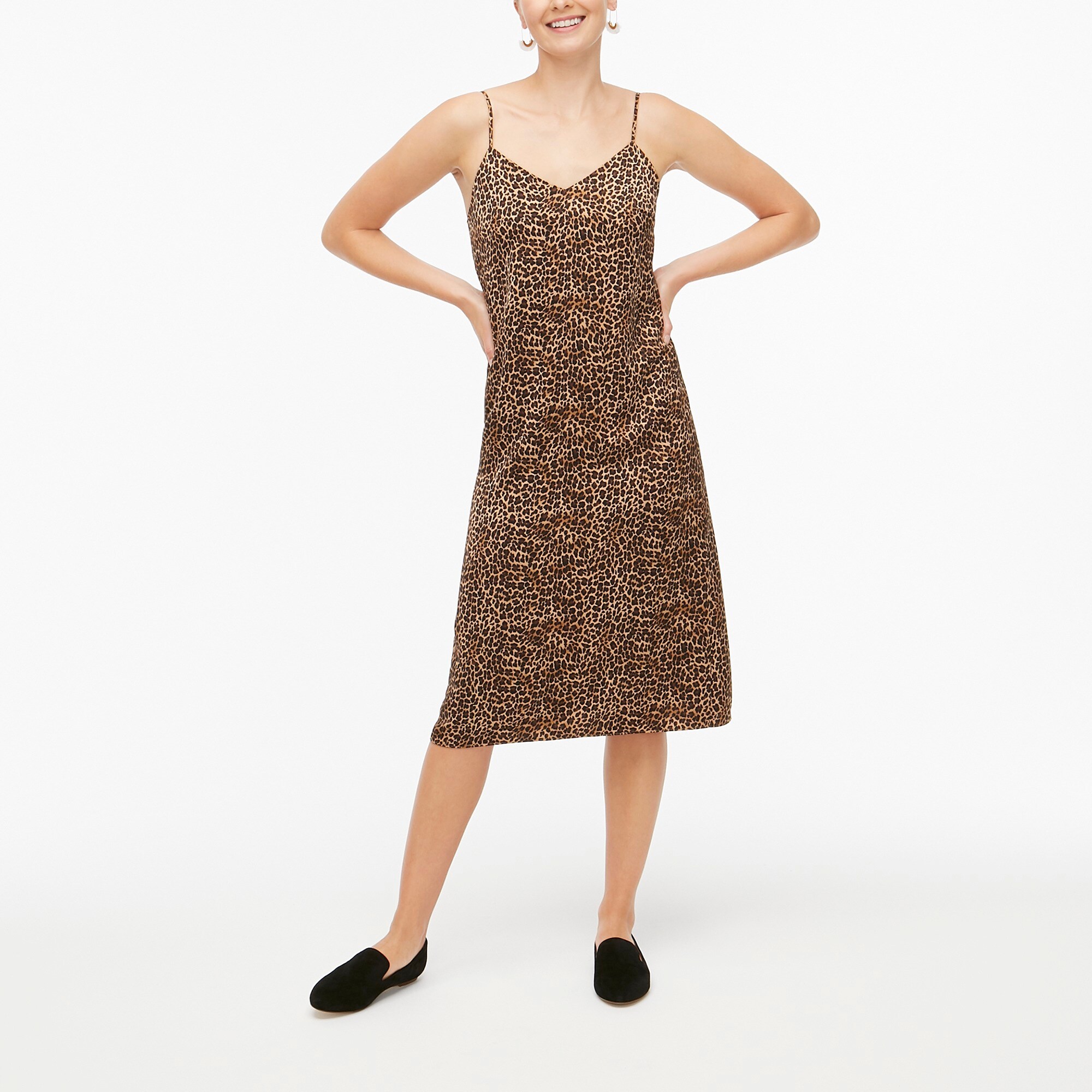 j crew factory leopard dress