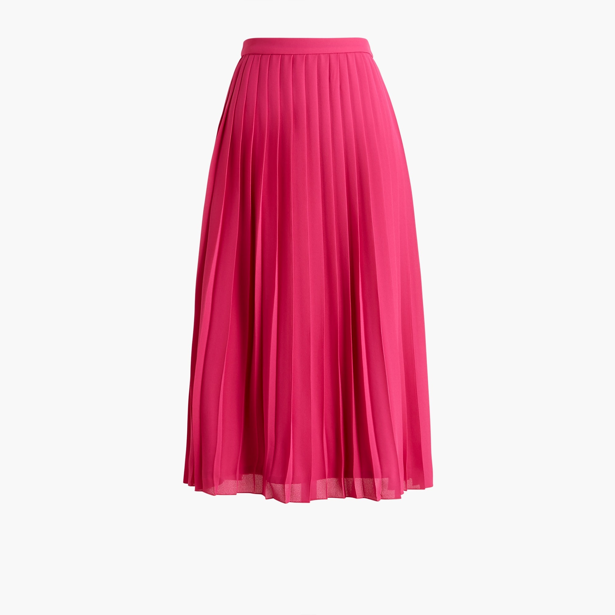 factory: long pleated midi skirt for women, right side, view zoomed