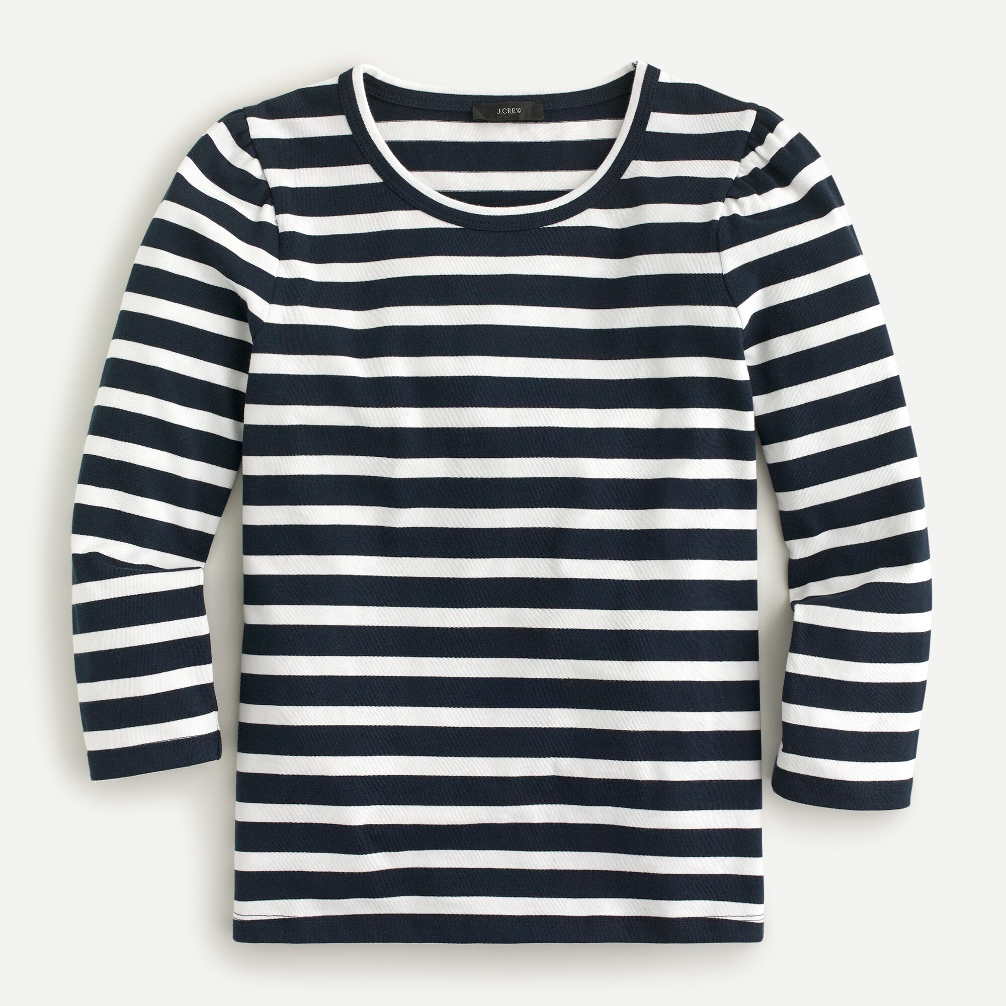 Three-quarter Puff-sleeve Top For Women - J.Crew