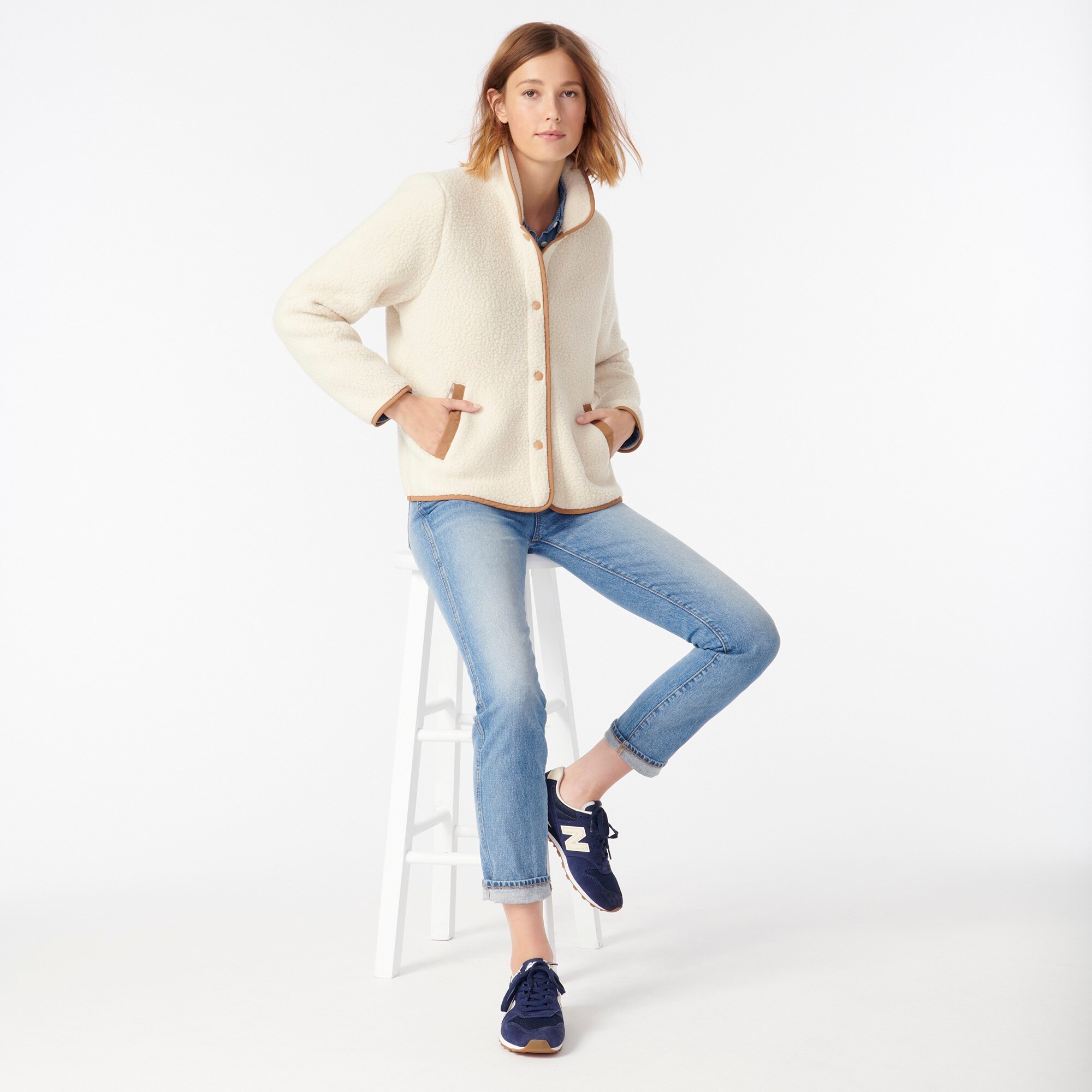 sherpa fleece jacket