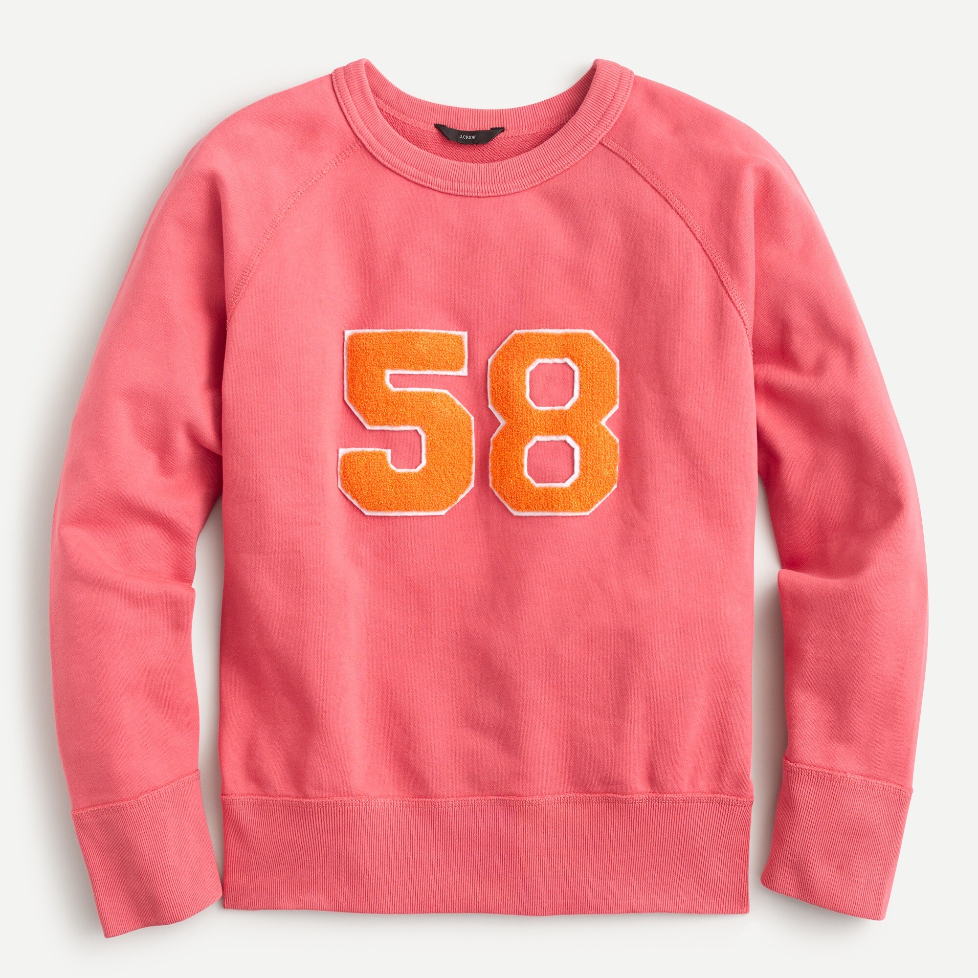 Varsity sweatshirt in original cotton terry