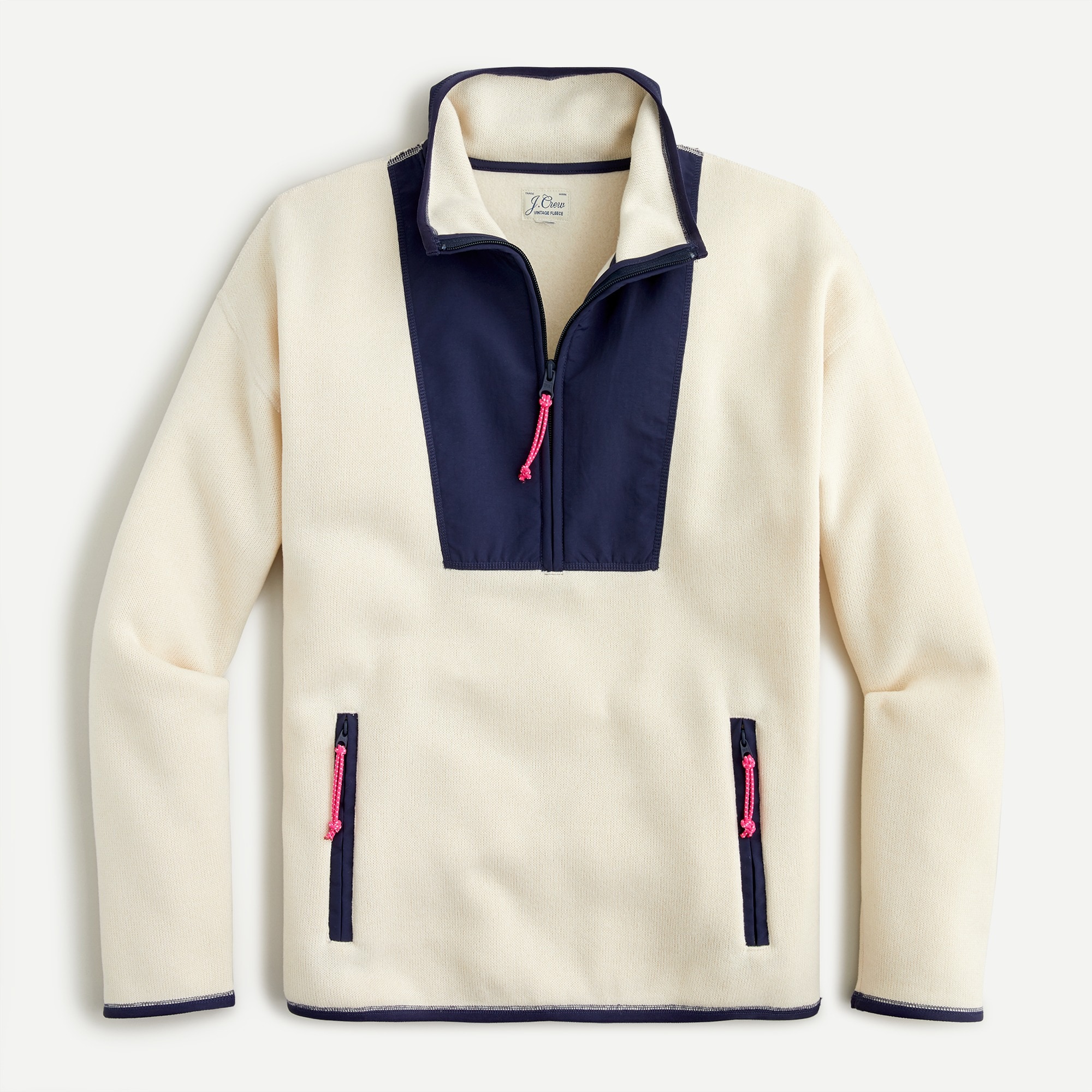 Polartec® sherpa fleece half-zip pullover