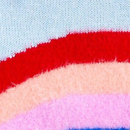 Girls' fuzzy rainbow sweater PERI COMBO j.crew: girls' fuzzy rainbow sweater for girls