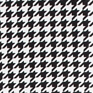 Houndstooth Winnie pant in stretch cotton BLACK WHITE factory: houndstooth winnie pant in stretch cotton for women