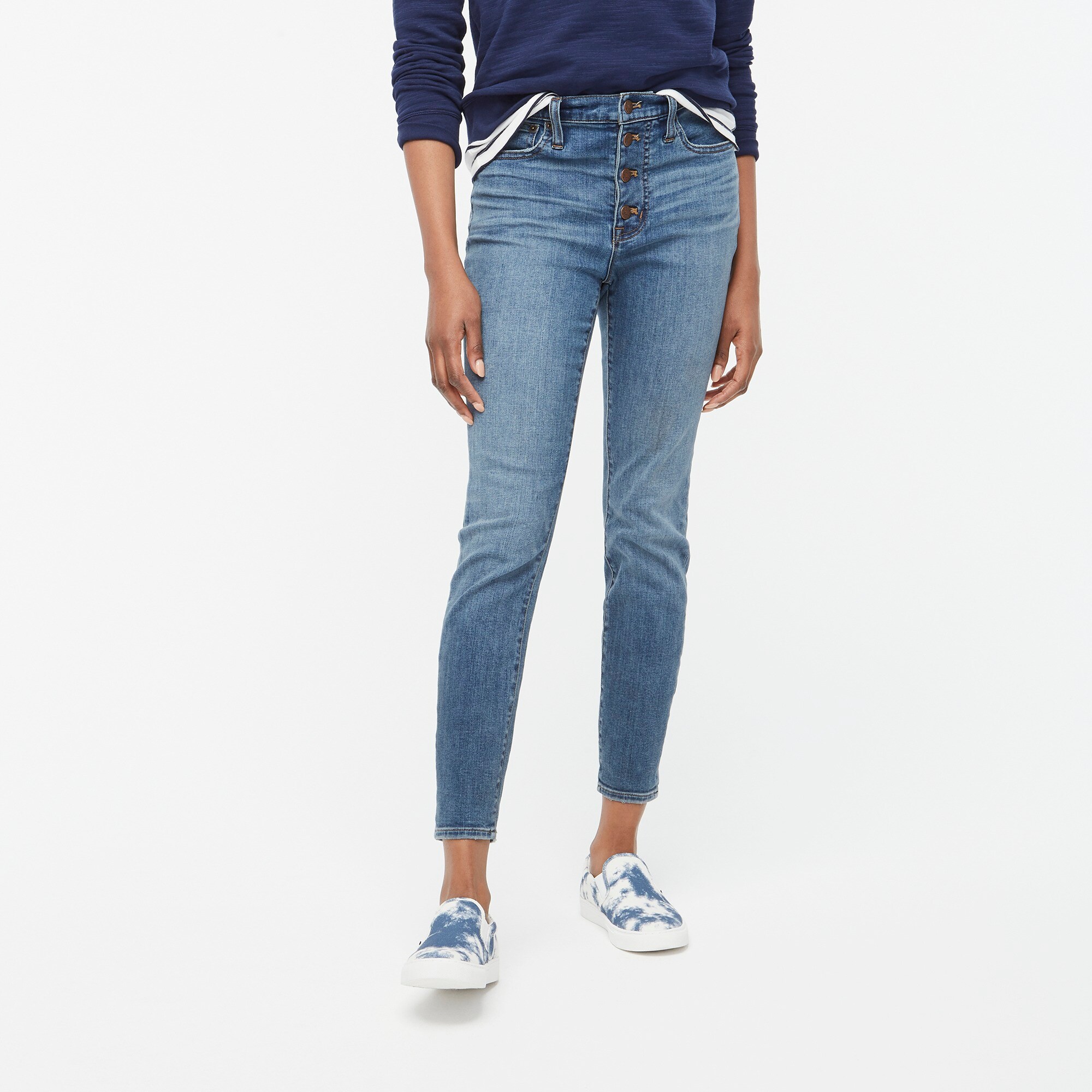 j crew high rise skinny jeans