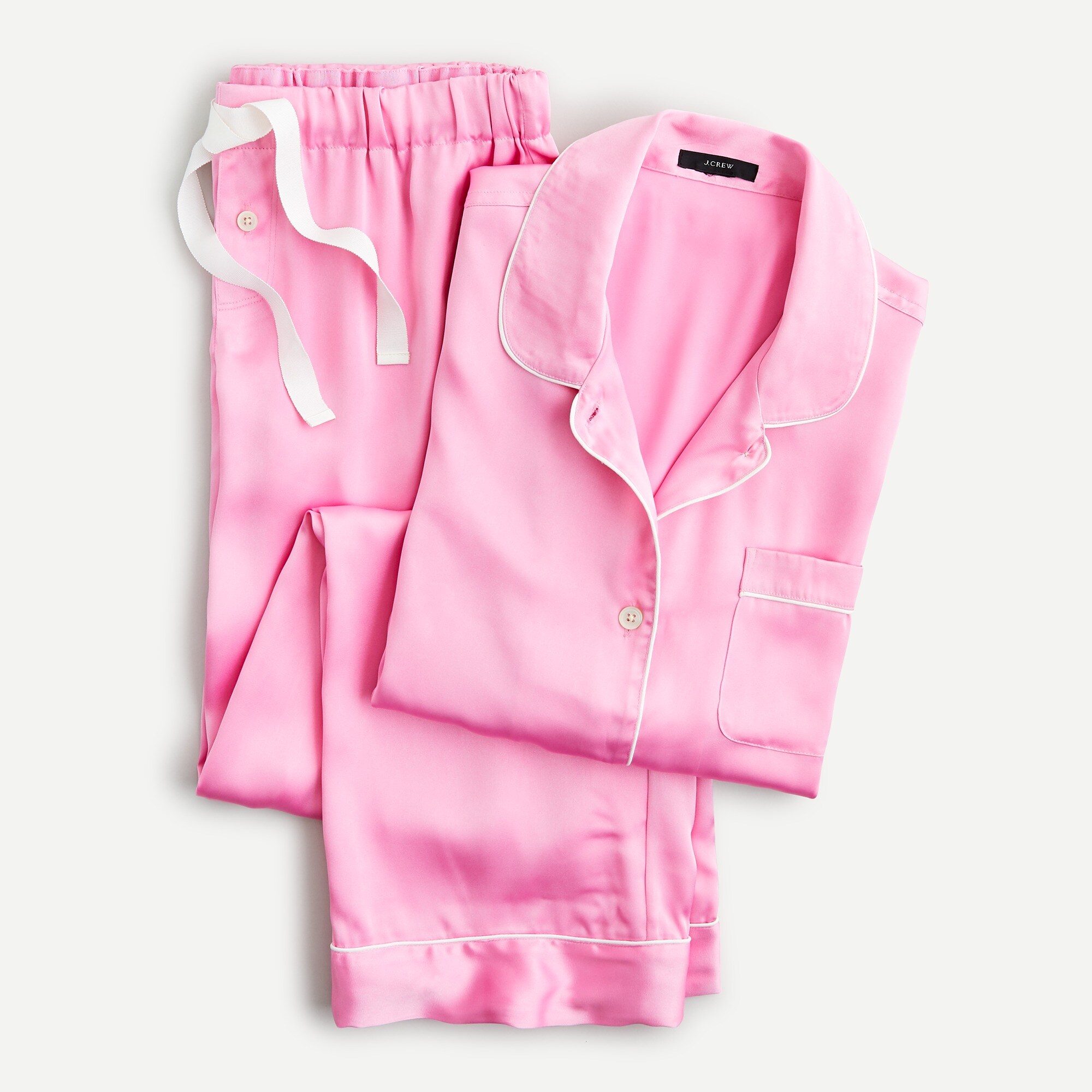 Drapey long-sleeve pajama set