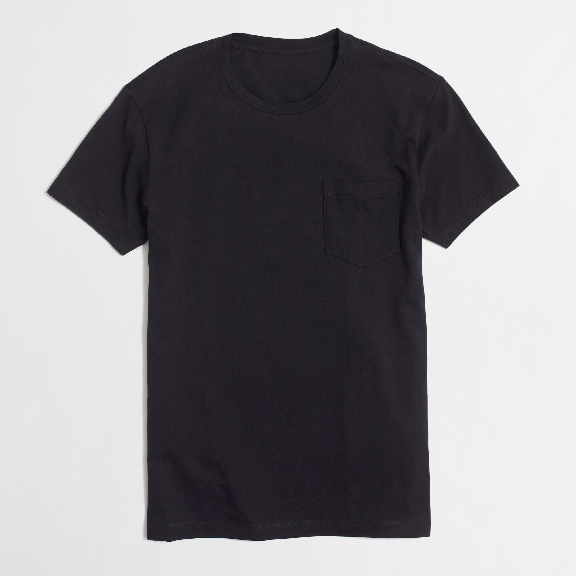 Washed jersey pocket tee