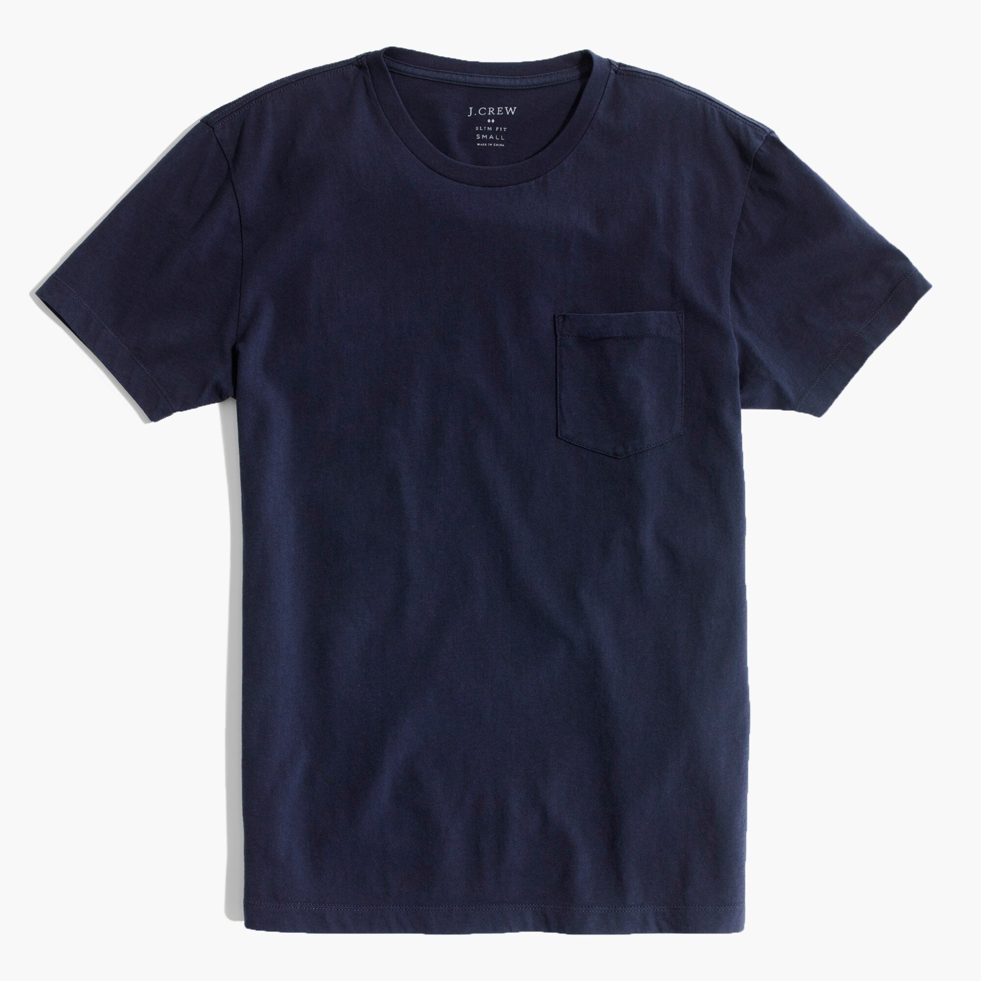 mens Cotton washed jersey pocket tee