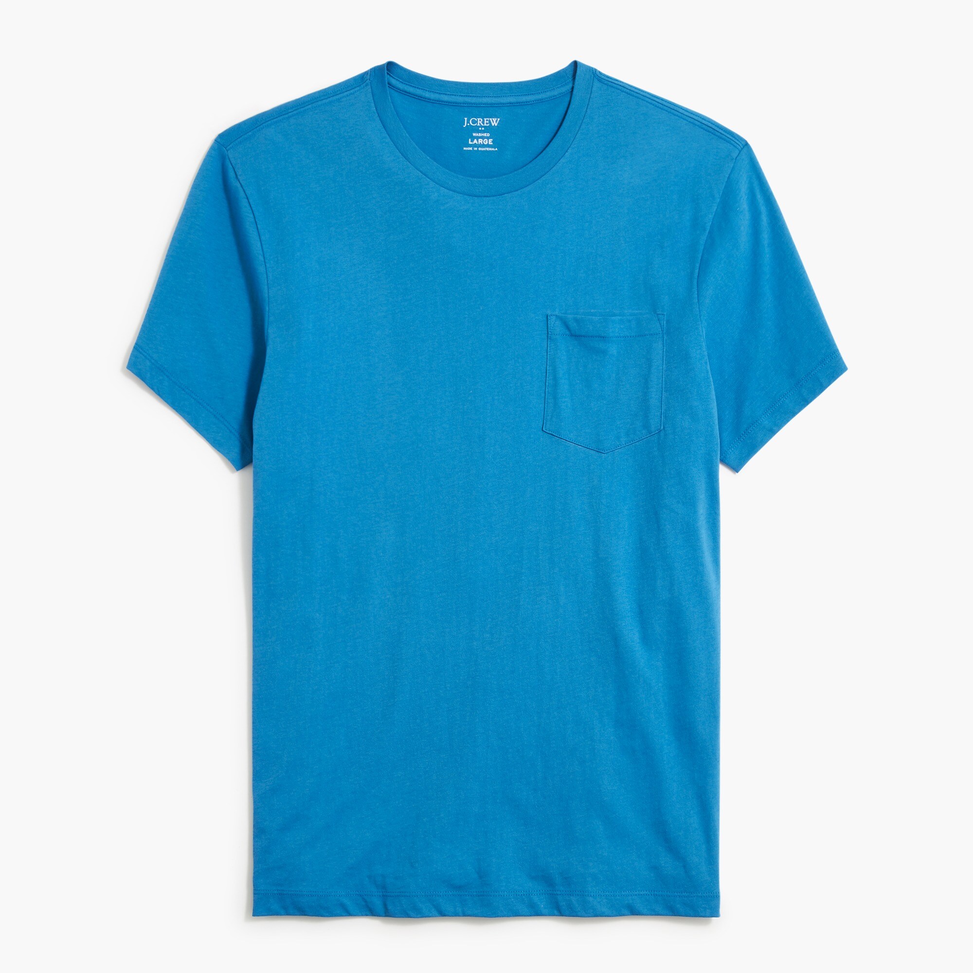mens Cotton washed jersey pocket tee