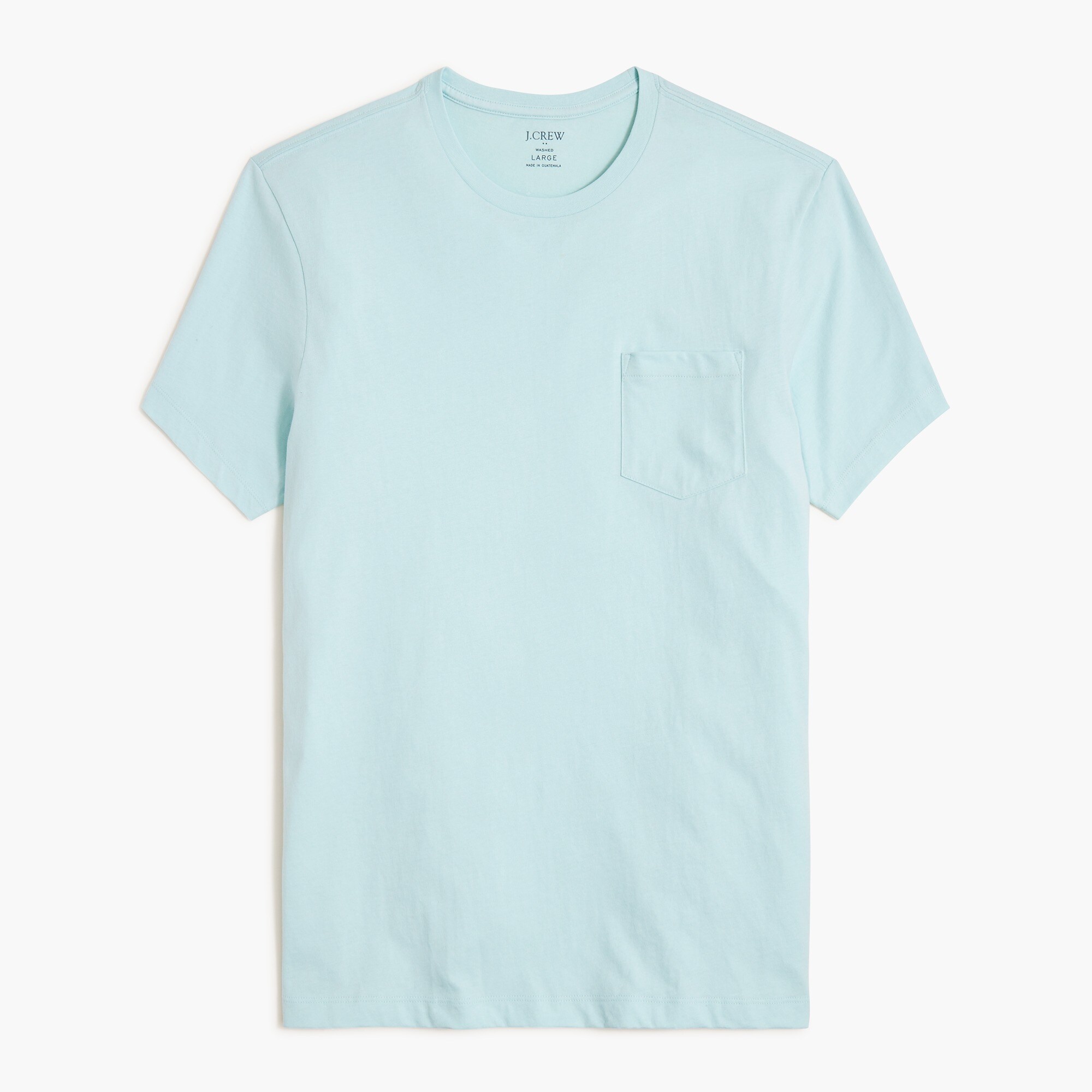 mens Cotton washed jersey pocket tee