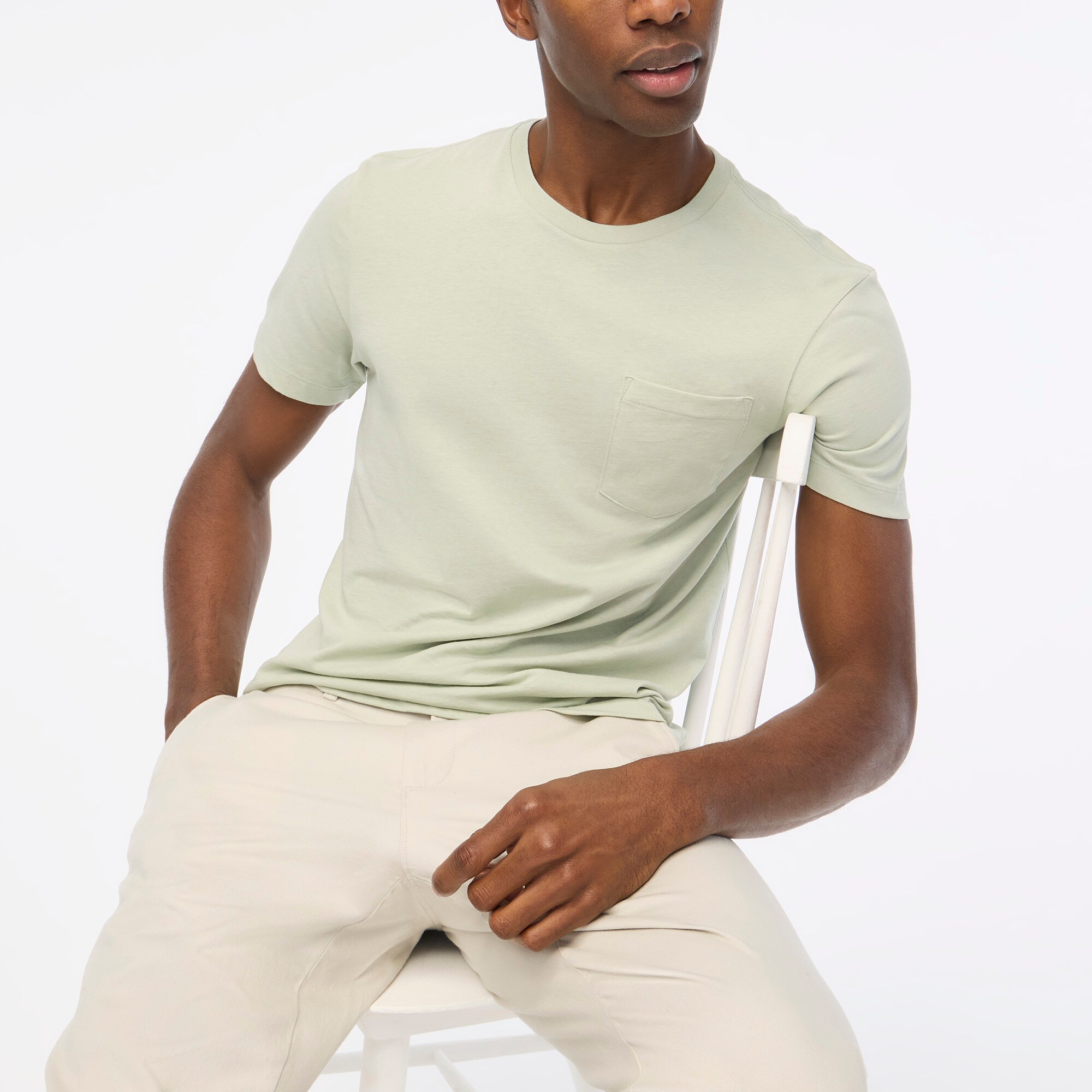 Factory: Washed Jersey Pocket Tee For Men