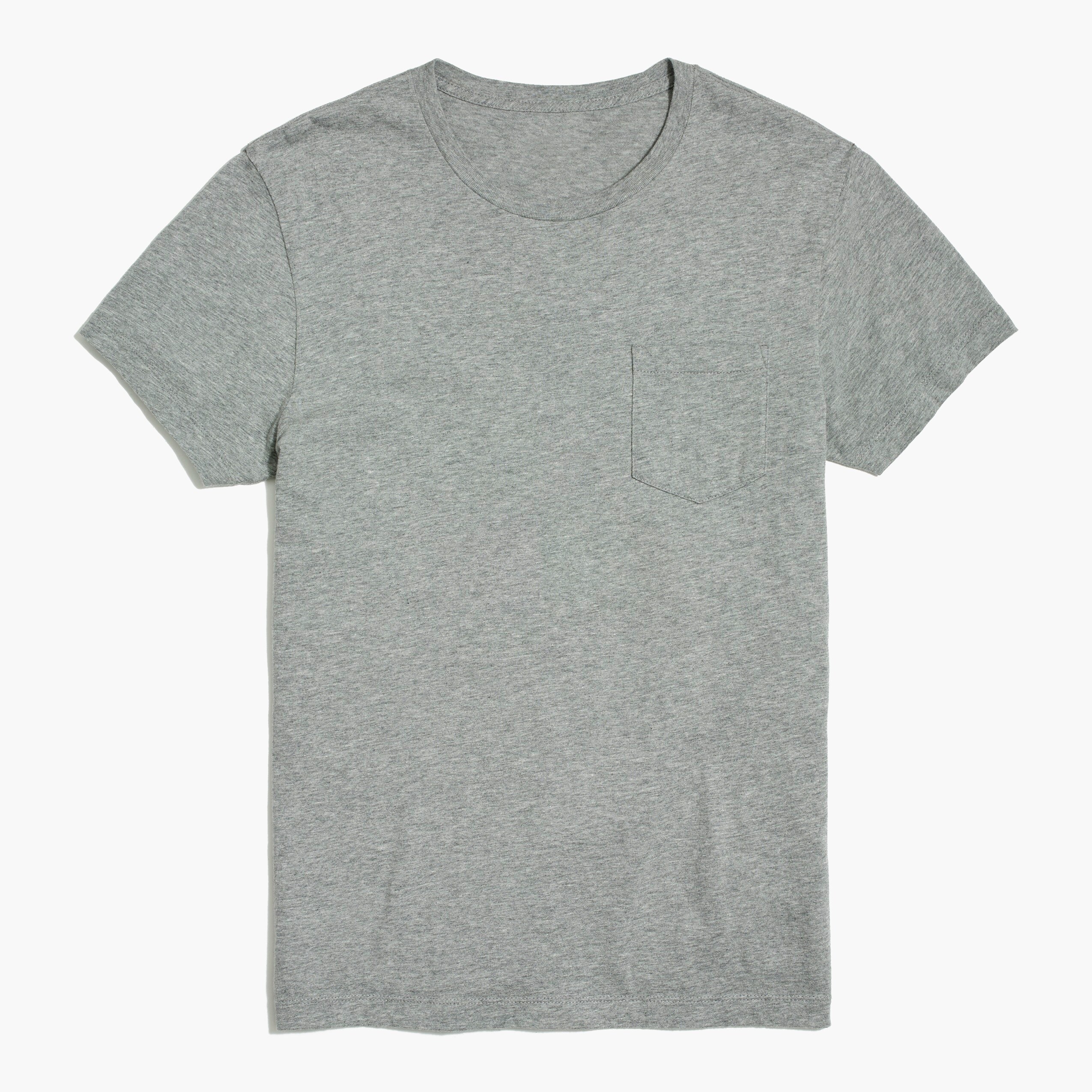 Washed jersey pocket tee