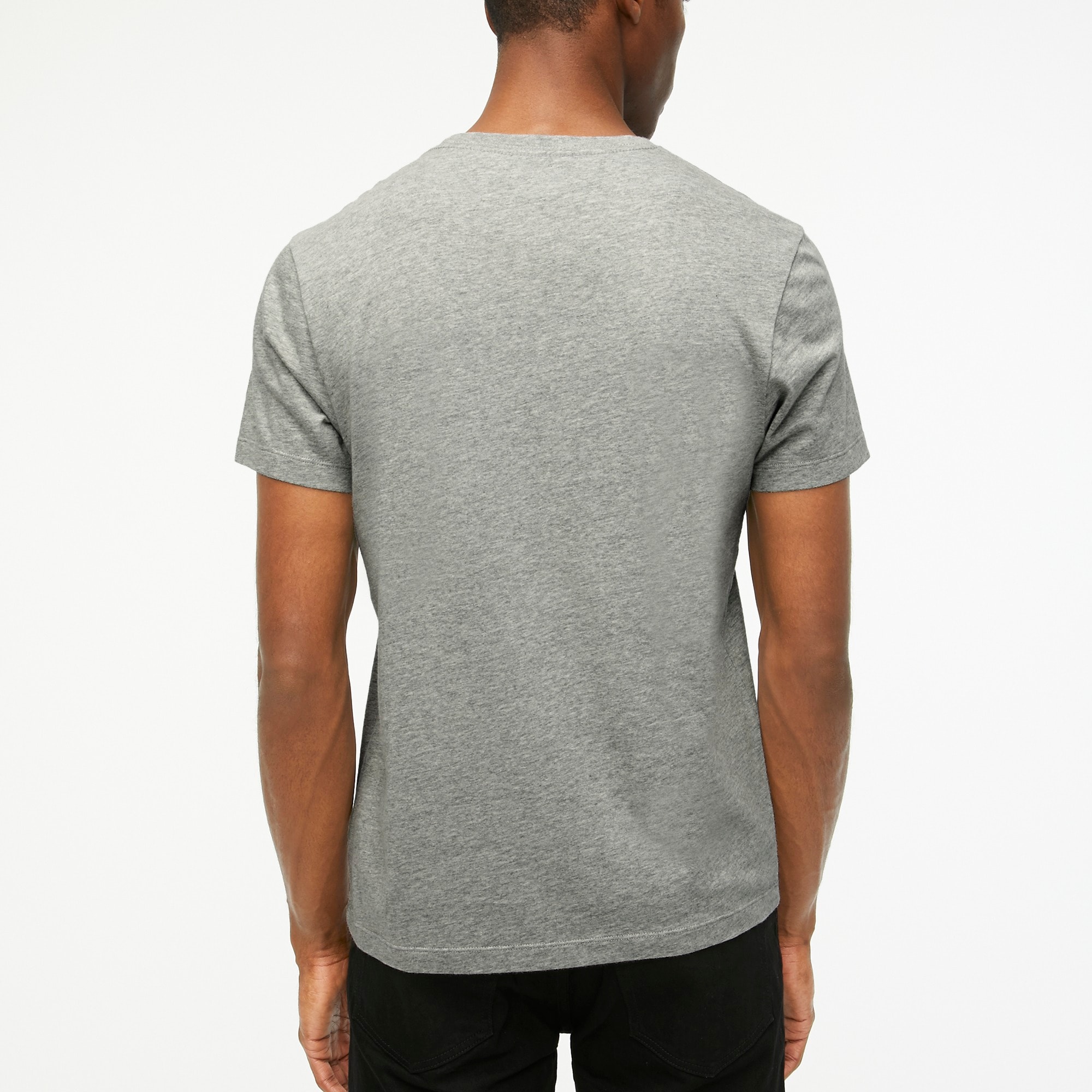 Washed jersey pocket tee