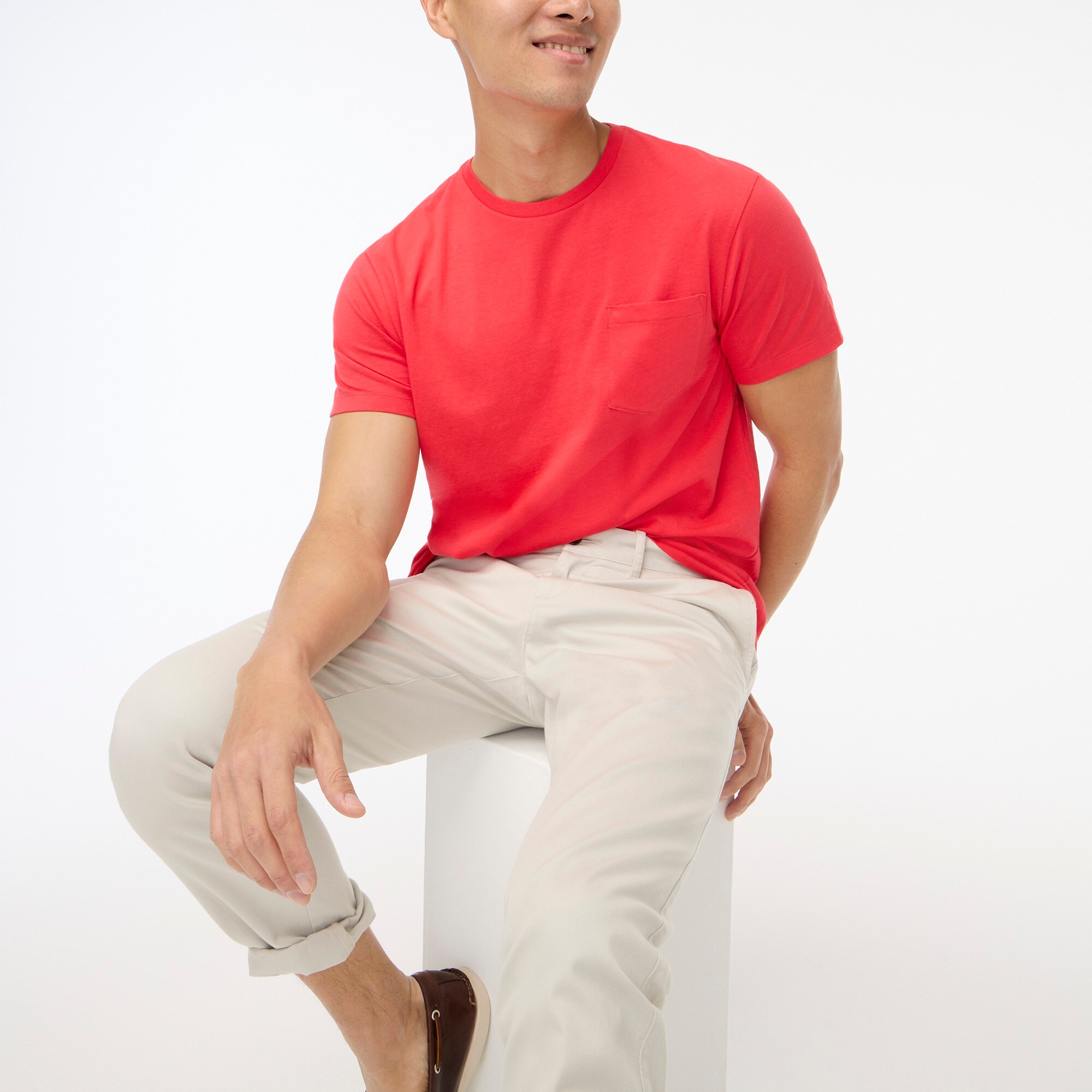 Factory: Washed Jersey Pocket Tee For Men
