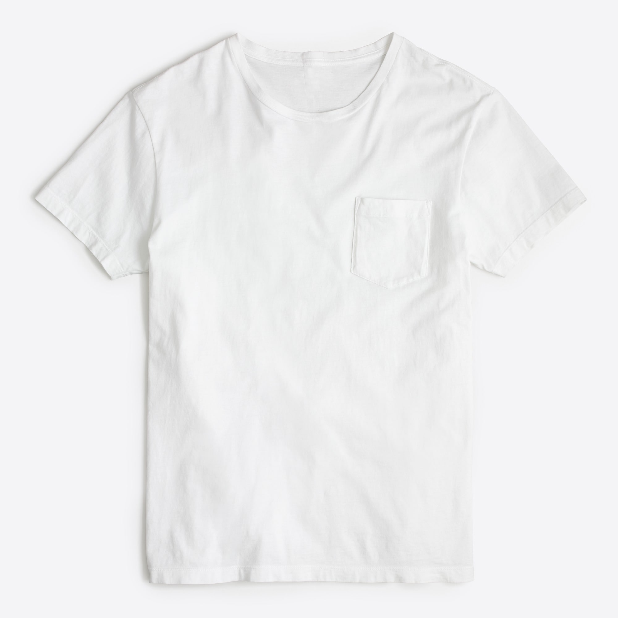 Washed jersey pocket tee