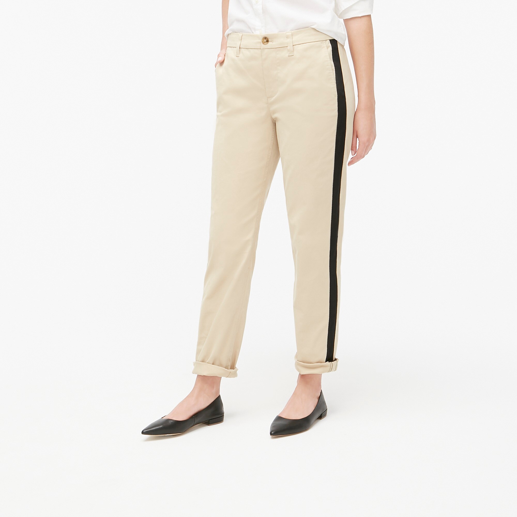 women's high rise chino pants