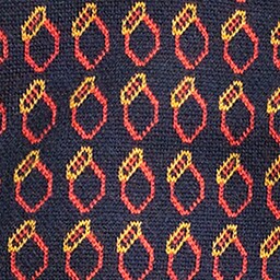 Collared sweater in geometric ring print NAVY CERISE HONEY j.crew: collared sweater in geometric ring print for women