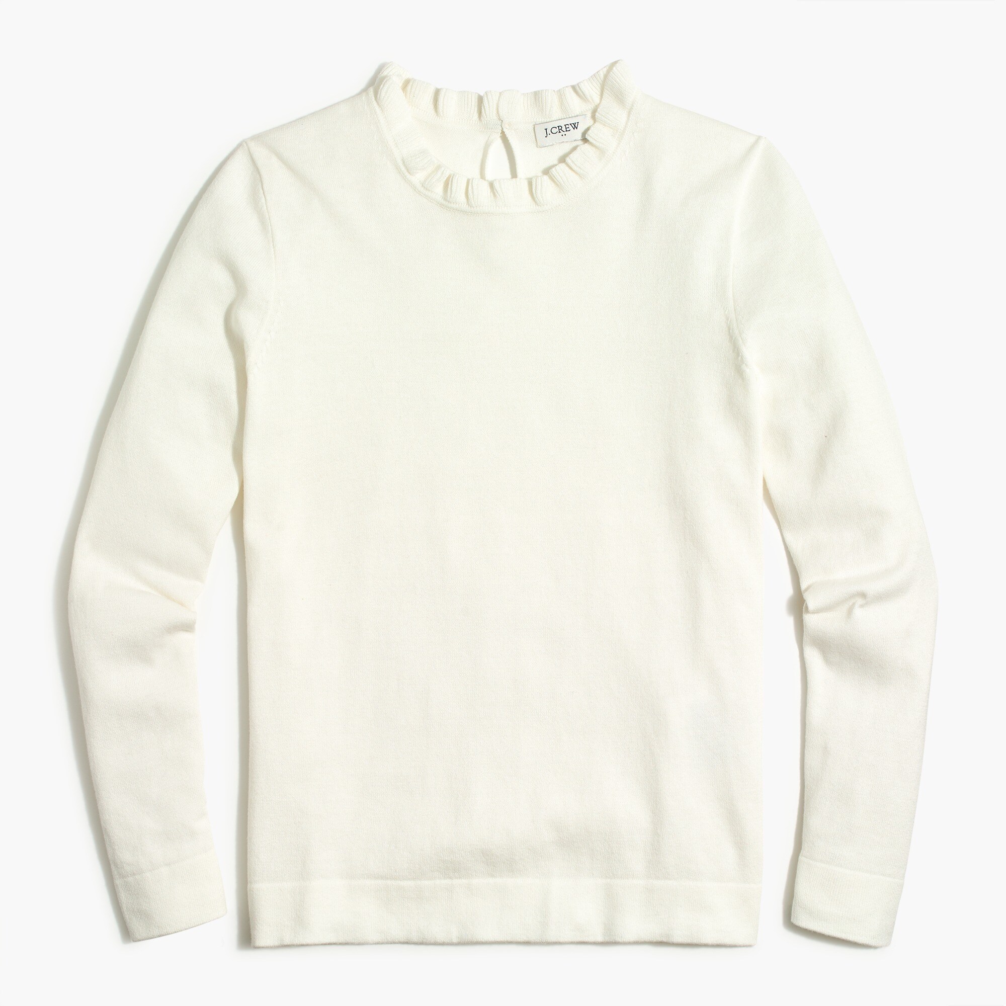 ruffleneck sweater for women