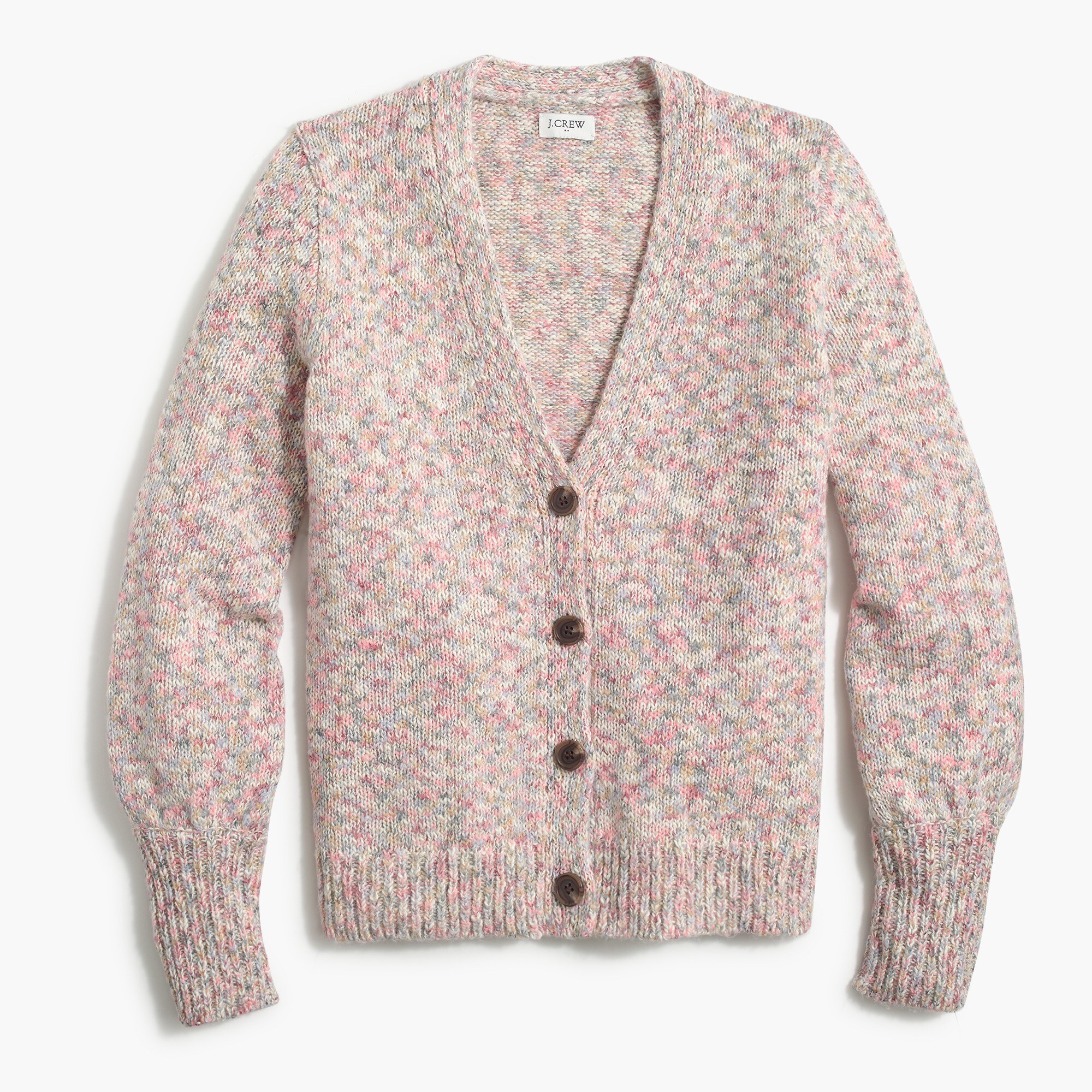 textured button cardigan sweater for women