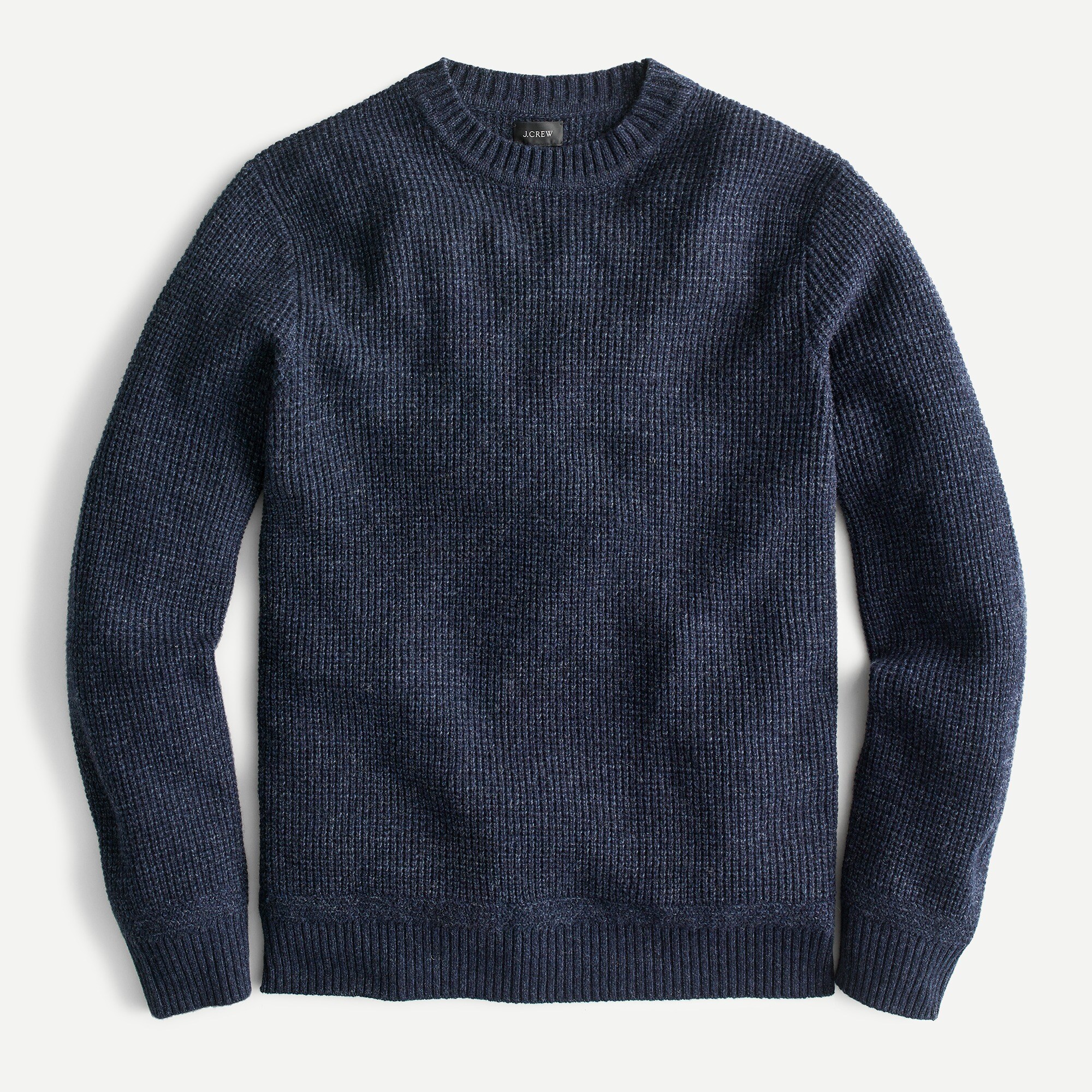 Rugged Merino Wool Waffle Sweater For Men | J.Crew