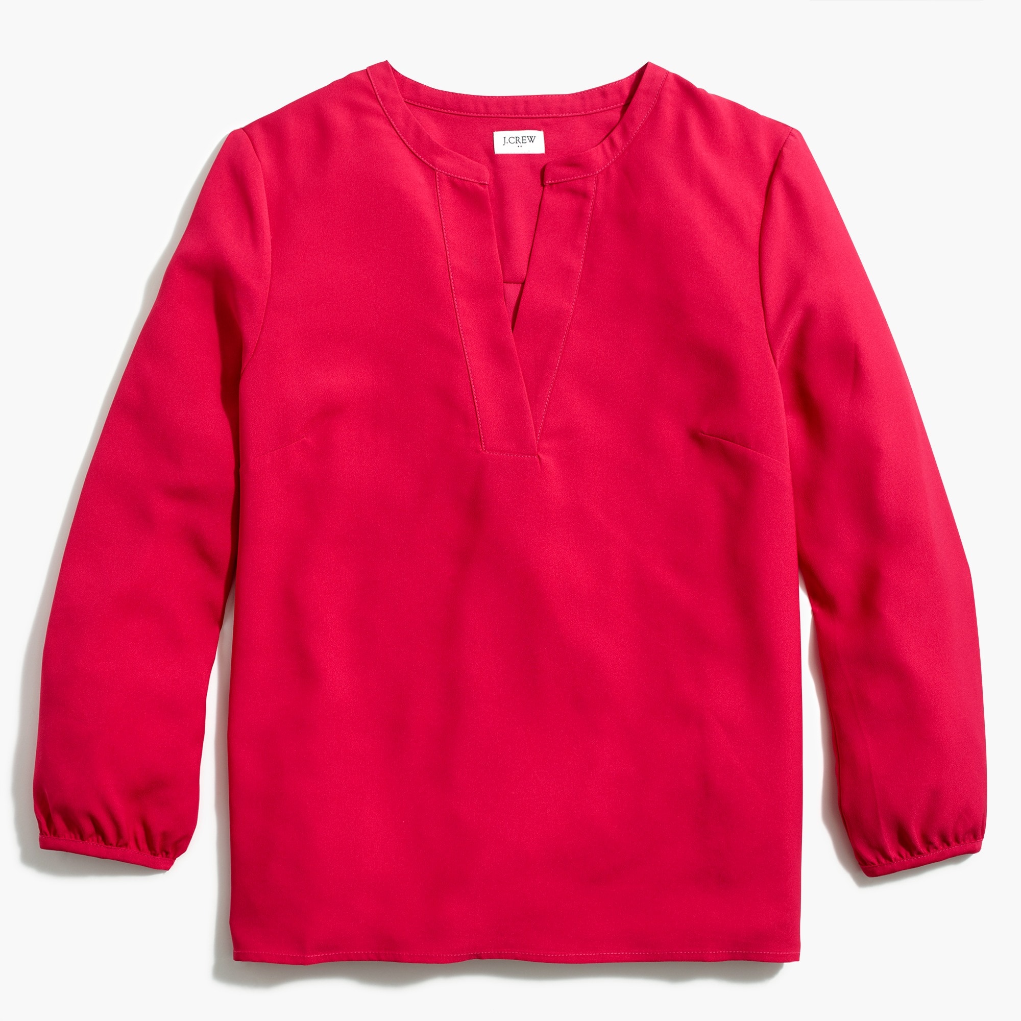 v-neck crepe top for women