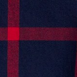 Flannel shirt TUESDAY WINDOWPANE NAVY factory: flannel shirt for women