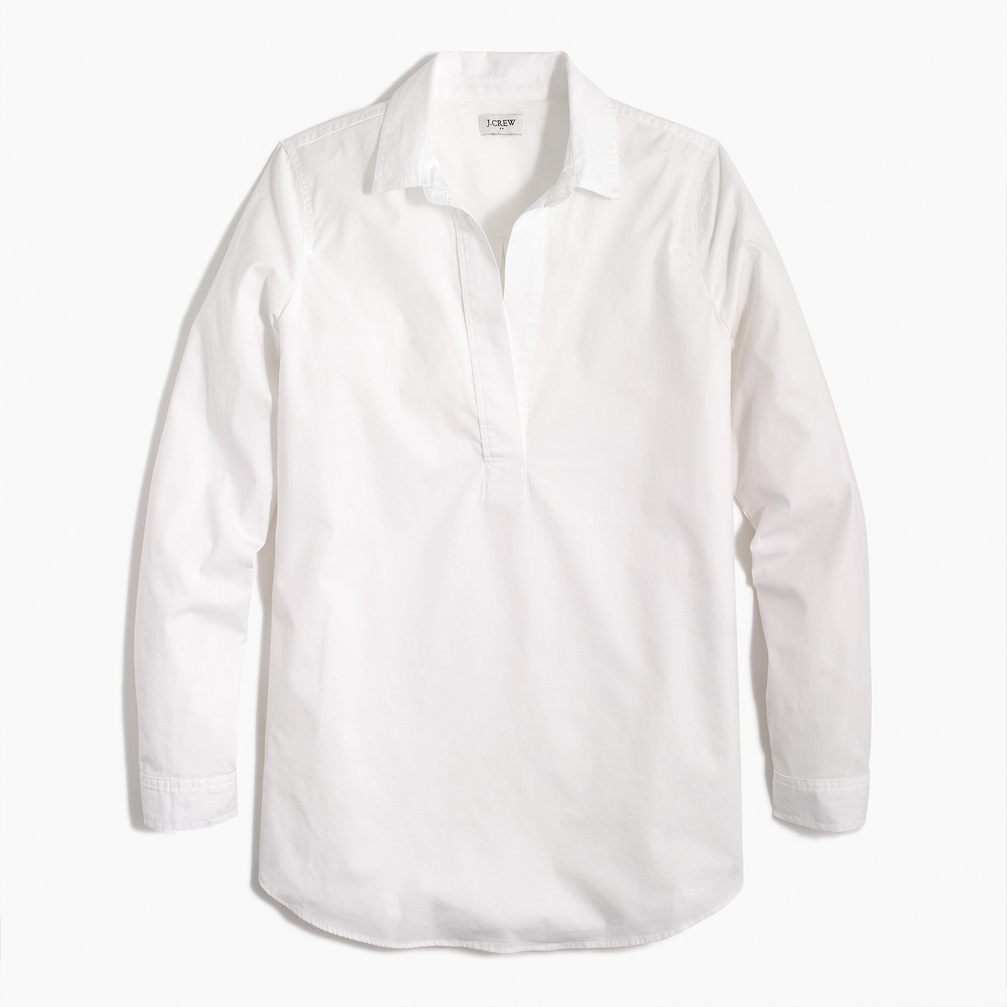 High-low popover tunic top