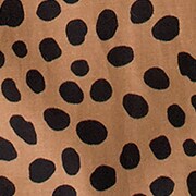 Flutter-sleeve cotton-silk voile top in leopard dot CAMEL BLACK j.crew: flutter-sleeve cotton-silk voile top in leopard dot for women
