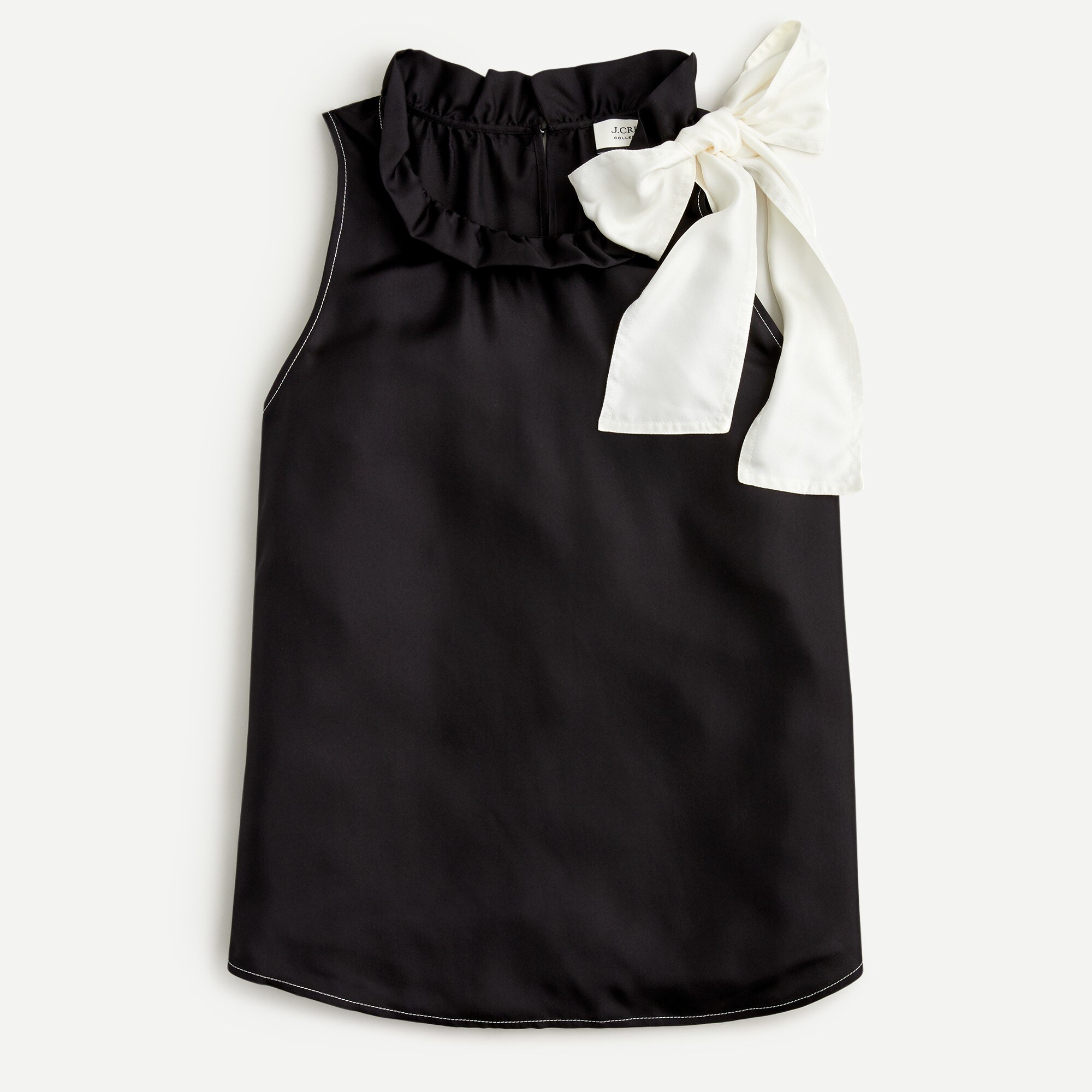 j crew hammered satin top