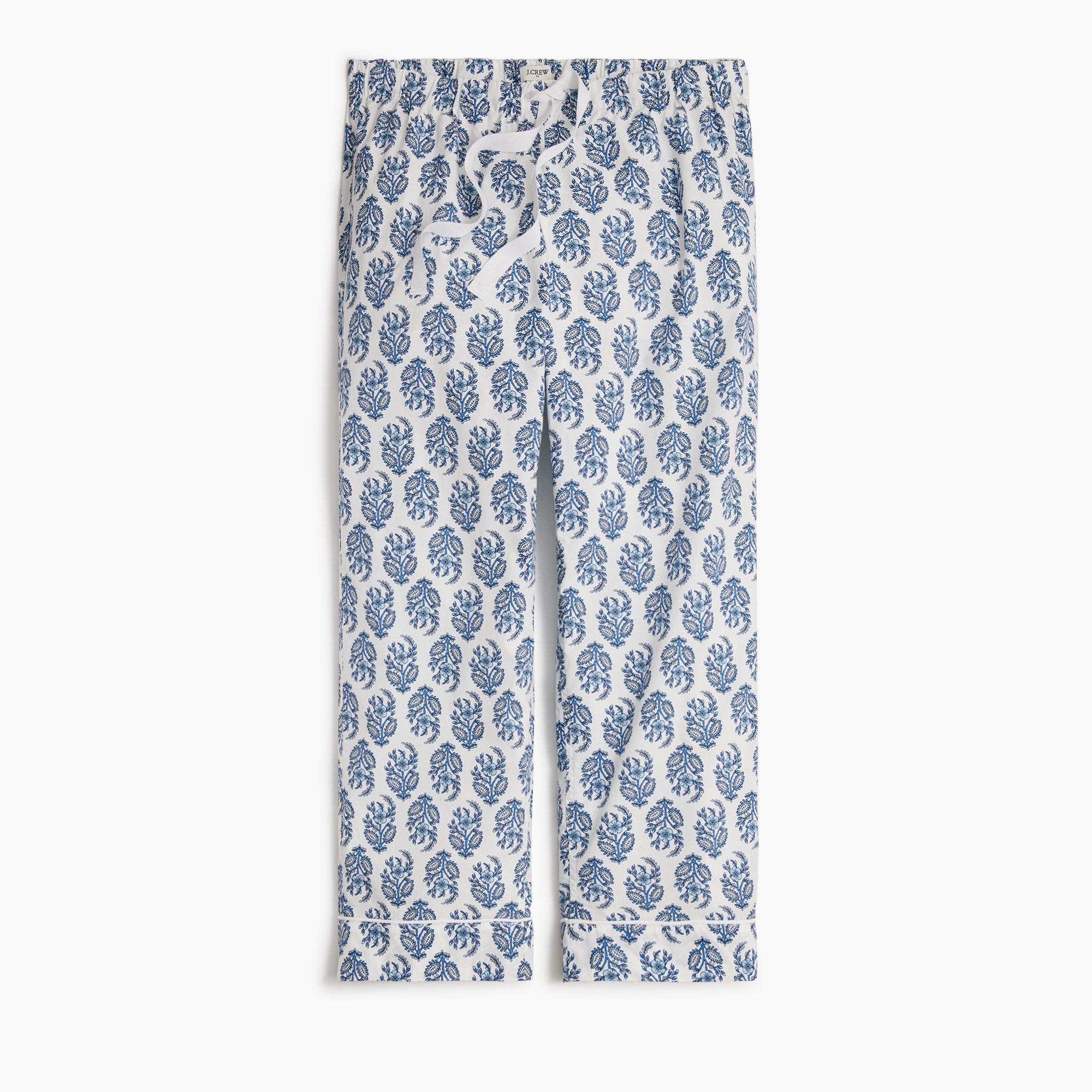 Factory: Cropped Cotton Pajama Pant For Women