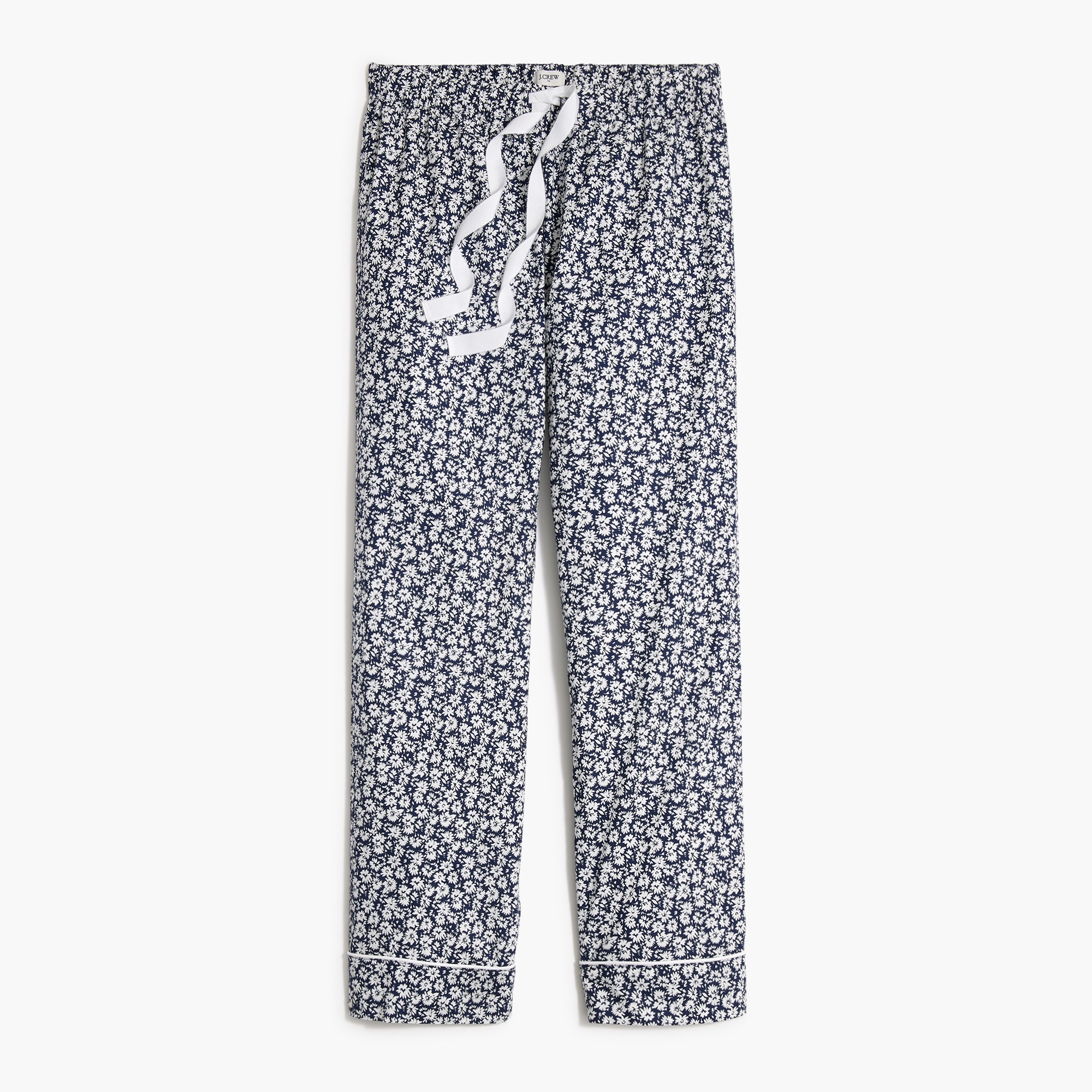 Factory Cropped Cotton Pajama Pant For Women