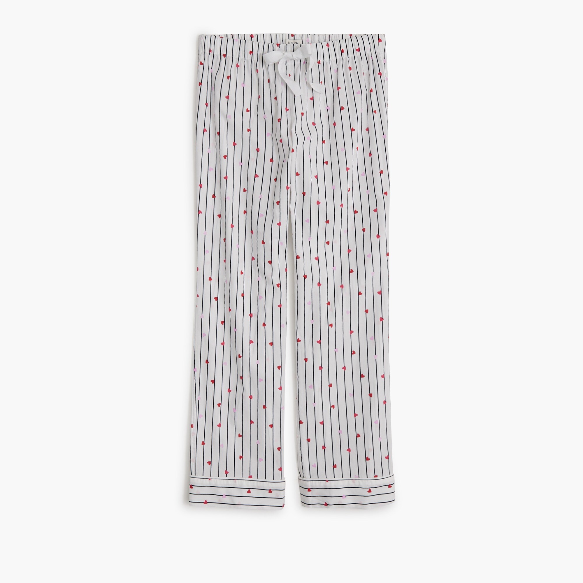 cropped cotton pajama pant for women