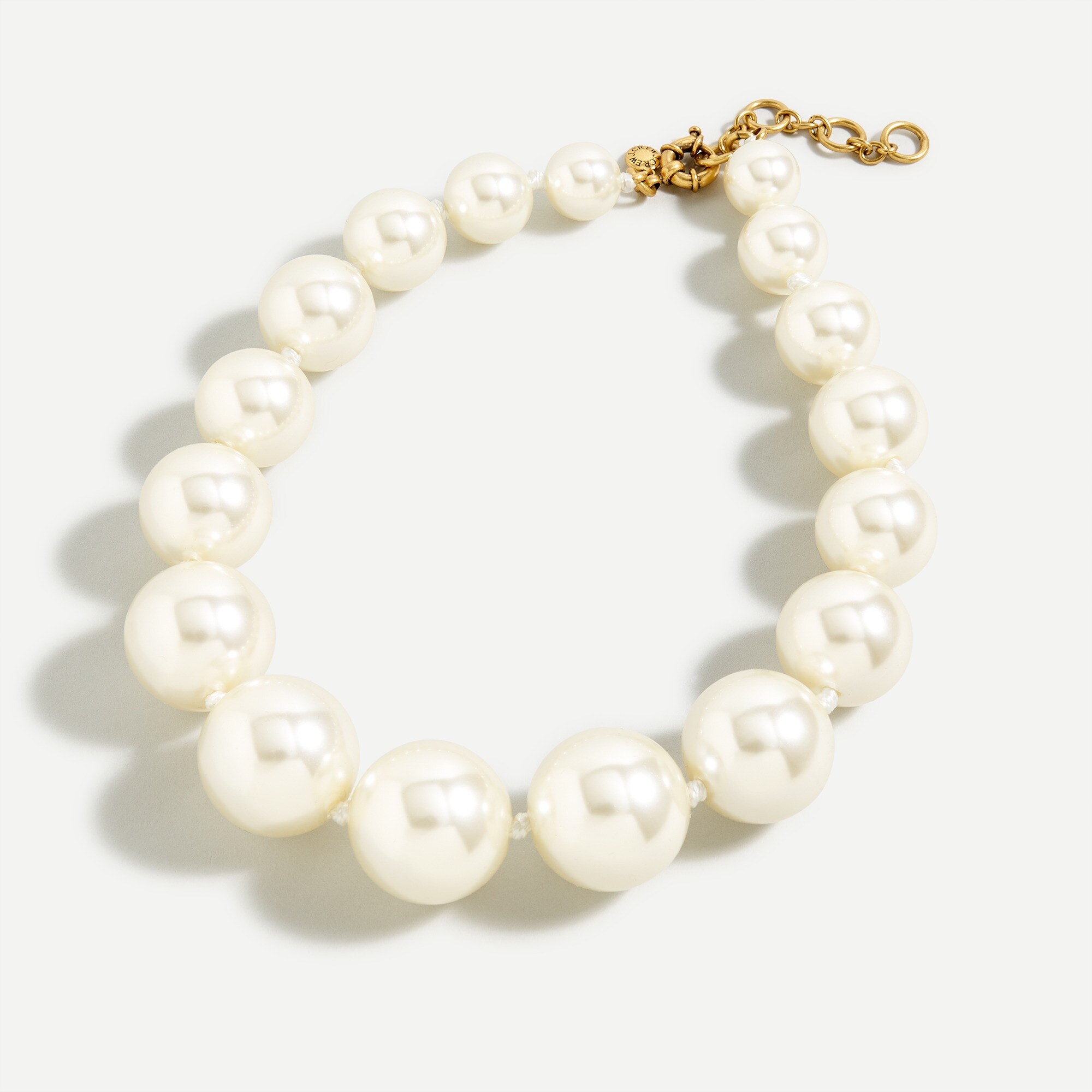 Oversized pearl necklace