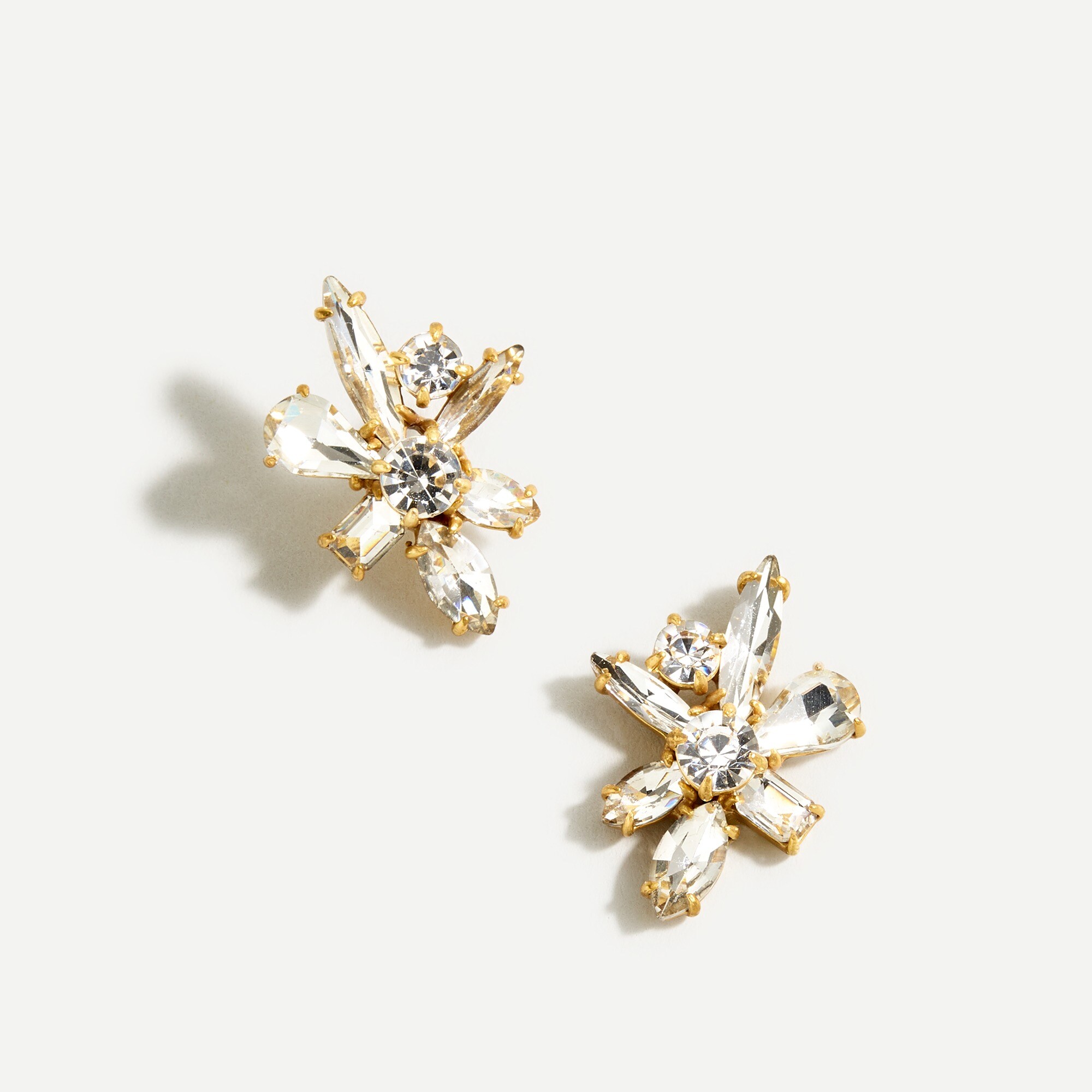 Gem burst stud earrings