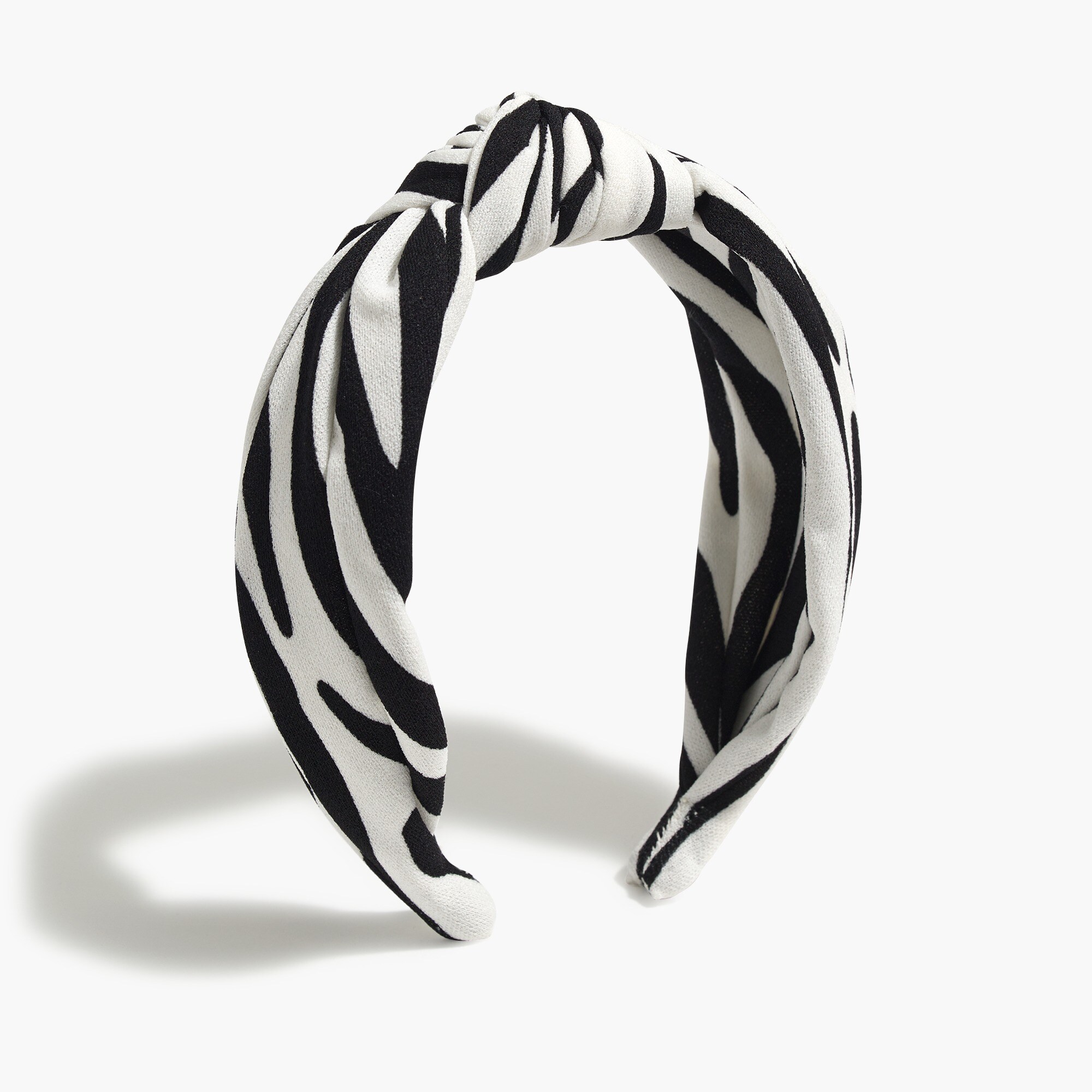 Zebra knot headband