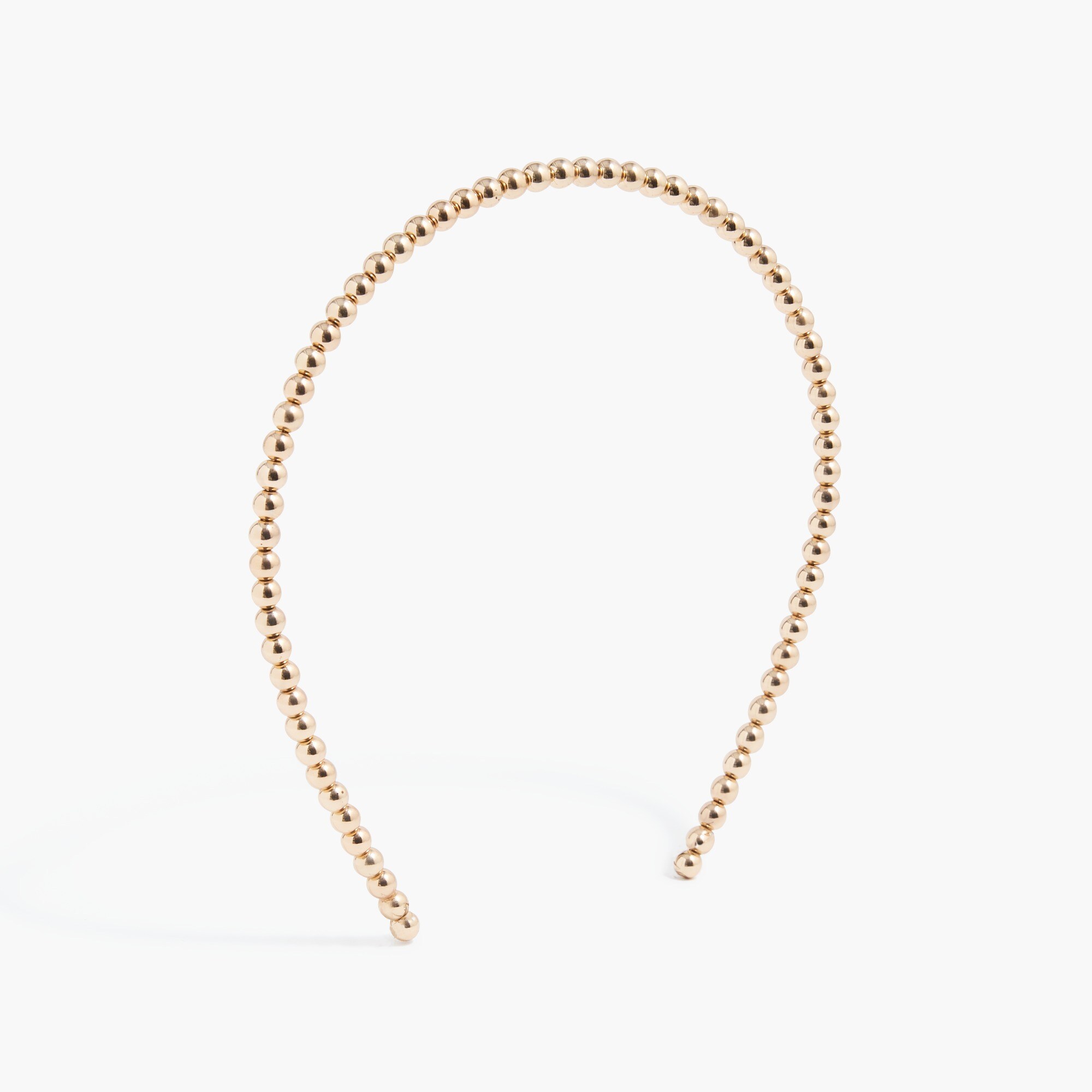 Gold beaded headband